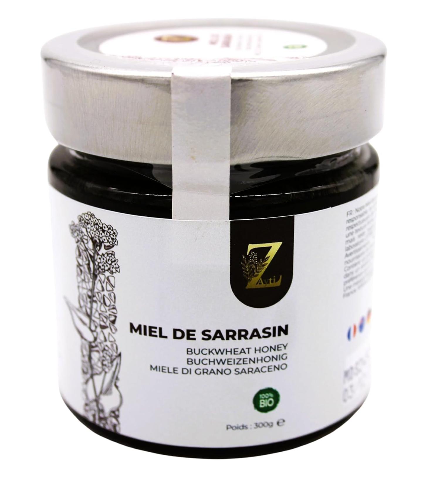 Miel de Sarrasin - Pot de 300g- 100% Naturel R colt dans les r gions bretonnes de la France un miel Pur et unique. - Buy Online on GoSupps.com