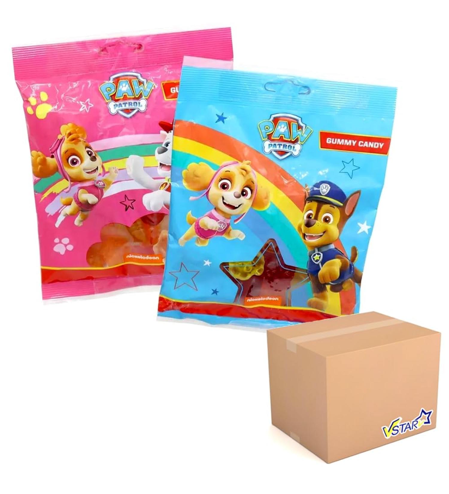 Paw Patrol Gummy Candy Bag - Fruit Flavoured Jelly Sweets 175g Shaped Like Favorite Characters (5)