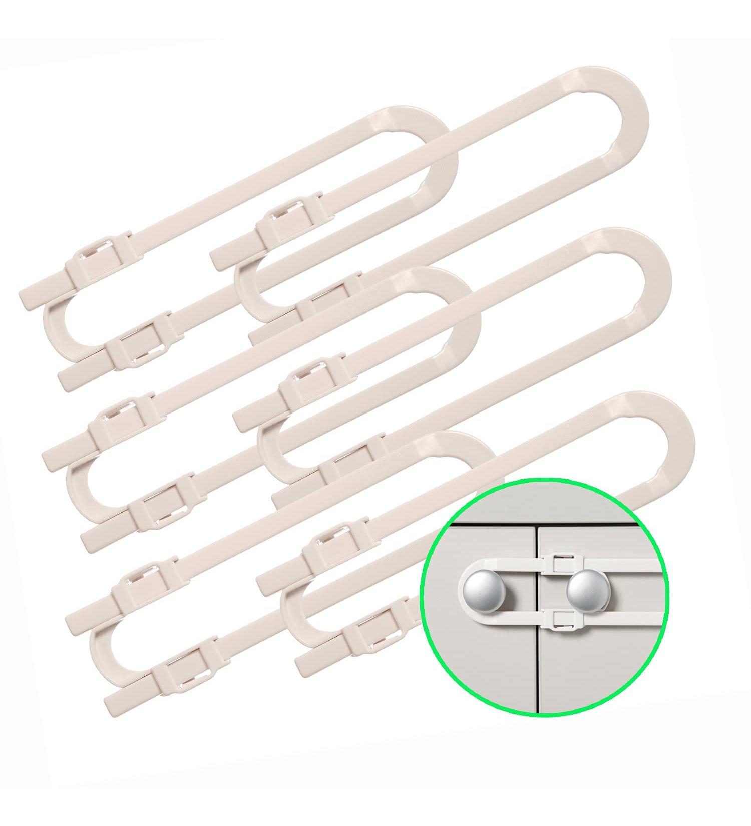 Dreambaby Cabinet Glide Lock Extra Long - 6 Count - Pack of 1 - Buy Online on GoSupps.com