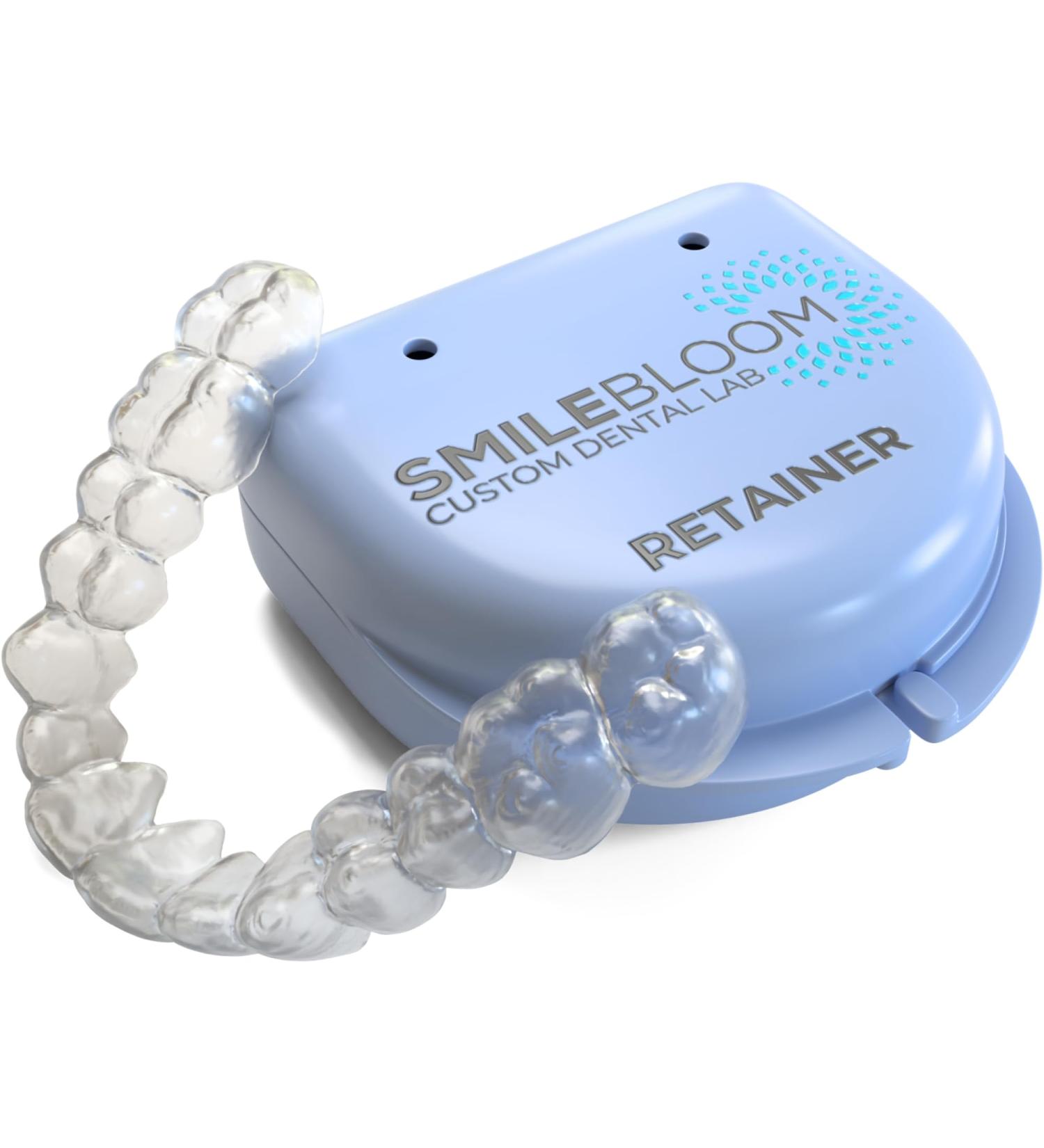 SmileBloom Retainer - Custom Clear Dental Retainer Dentist-Owned Lab Quality & Precision Replacement Retainer at Home Kit - 1 Upper or Lower Dental Retainer