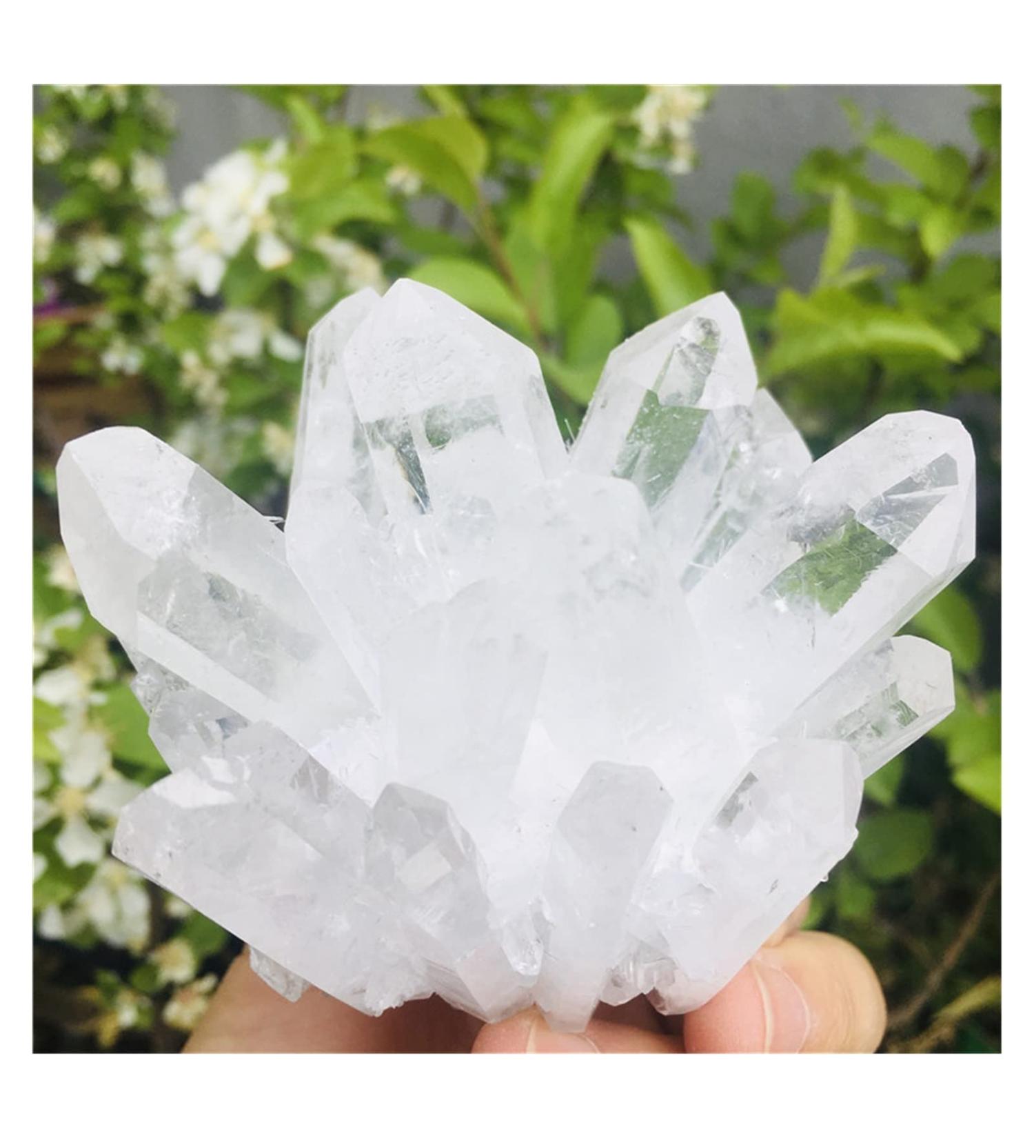 400-500g Natural Clear Quartz Crystal Cluster Minerals for Reiki Stone Home Furnishing ZJGIDTEM - Buy Online on GoSupps.com