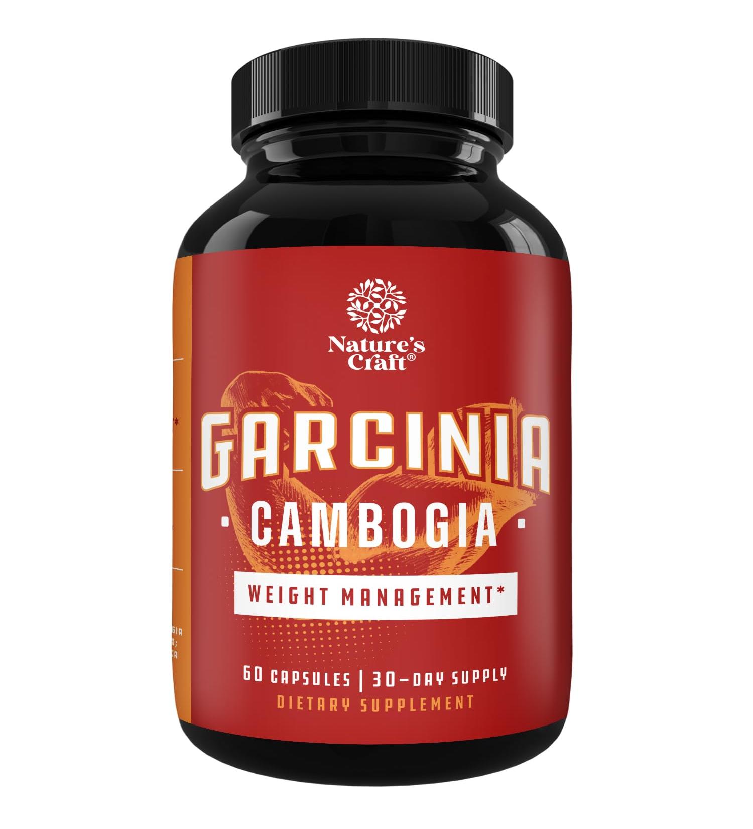 Garcinia Cambogia Weight Loss Pills - Natural 95% HCA Extract for Men & Women | Metabolism Boost, Carb Blocker, Belly Fat Burner, Appetite Suppressant - Buy Online on GoSupps.com