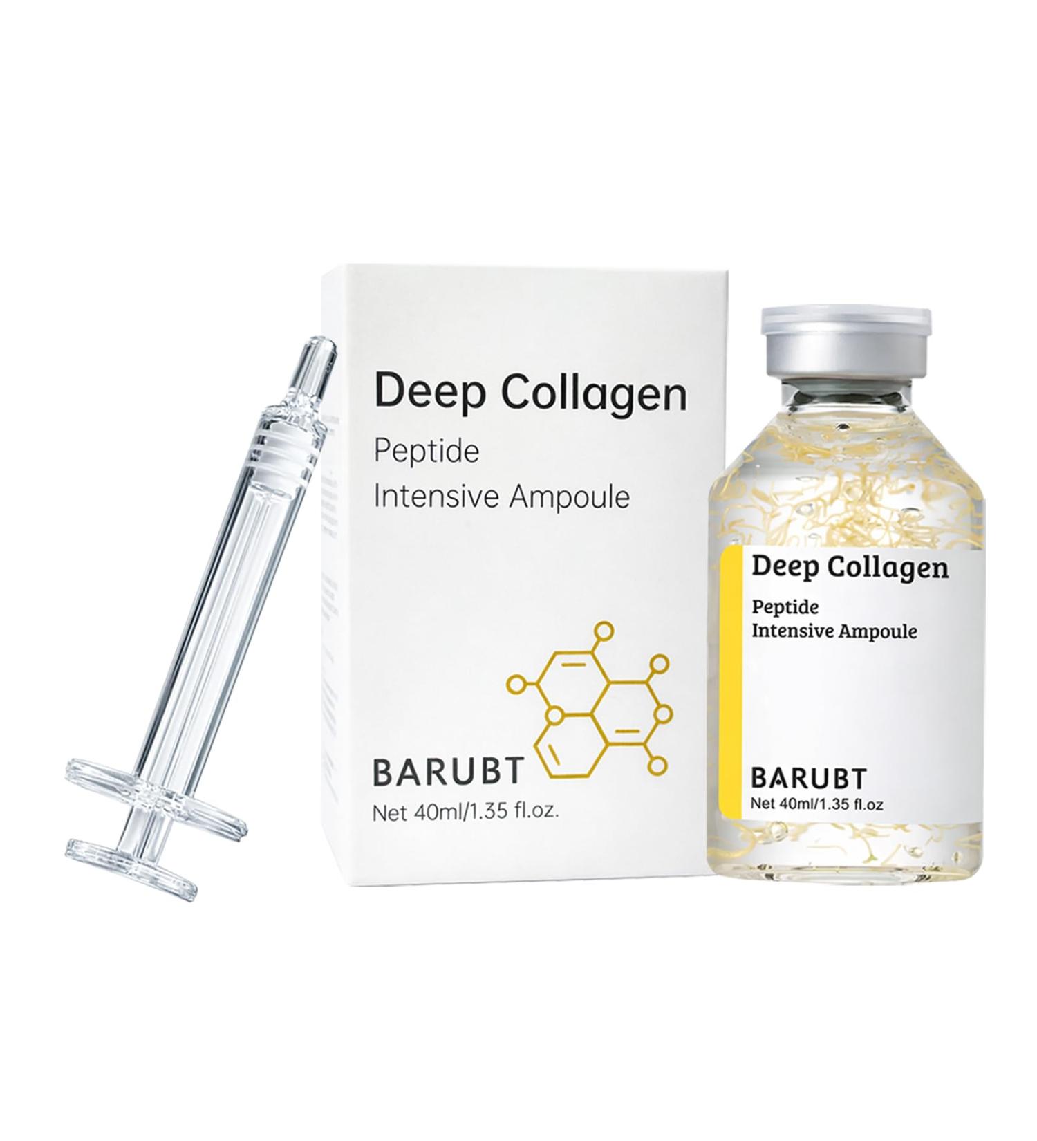 Deep Collagen Silk Peptide Lifting Ampoule Serum Silk Peptide Intensive Lifting Ampoule Facial Essence Intensive Firming Wrinkle-Smoothing Hydrating Non-Greasy Gentle Formul (40ml/1.35fl.oz) - Buy Online on GoSupps.com