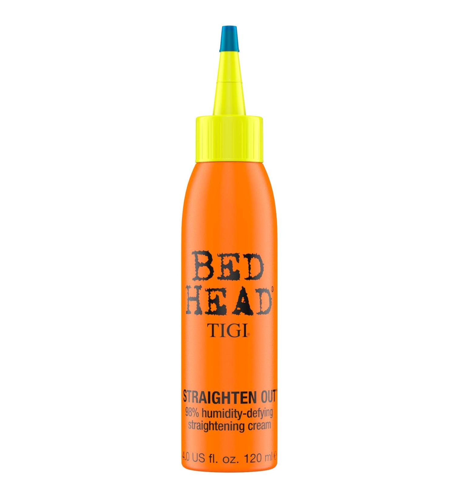 TIGI Bed Head Straighten Out 4oz - Humidity Defying Straightening Cream - Buy Online on GoSupps.com