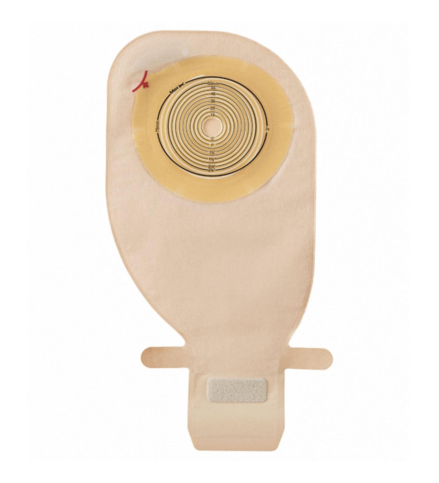 Assura Inspire Soft Seal Ostomy Pouch Drainable 10 to 70 mm Stoma 11"L 1pc System Transparent 13860 10 Ct
