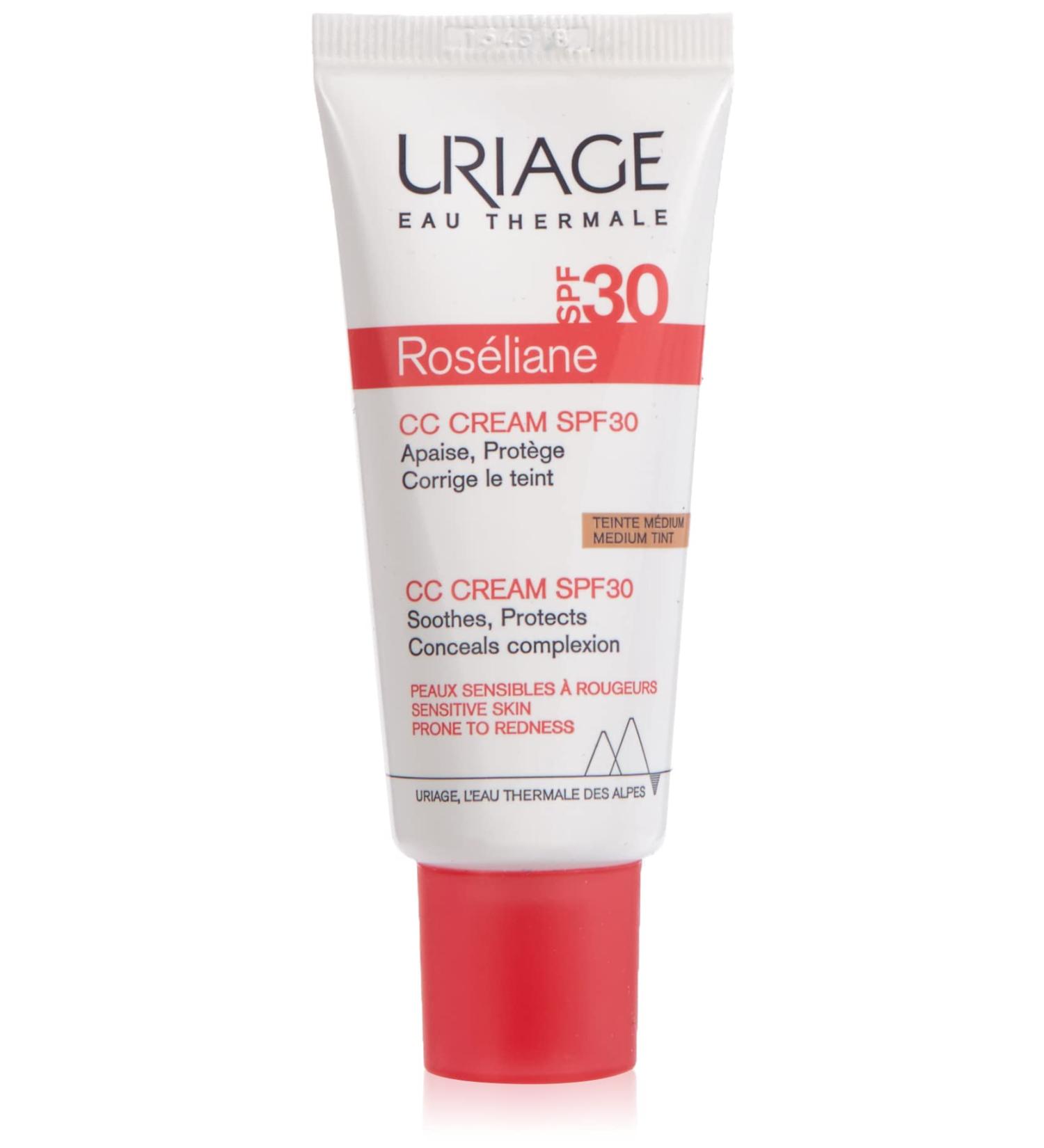 Uriend Ros liane CC Cr me LSF30 - Medium Tint 40ml | Soothing Sun Protection for Sensitive Skin & Redness Relief - Buy Online on GoSupps.com