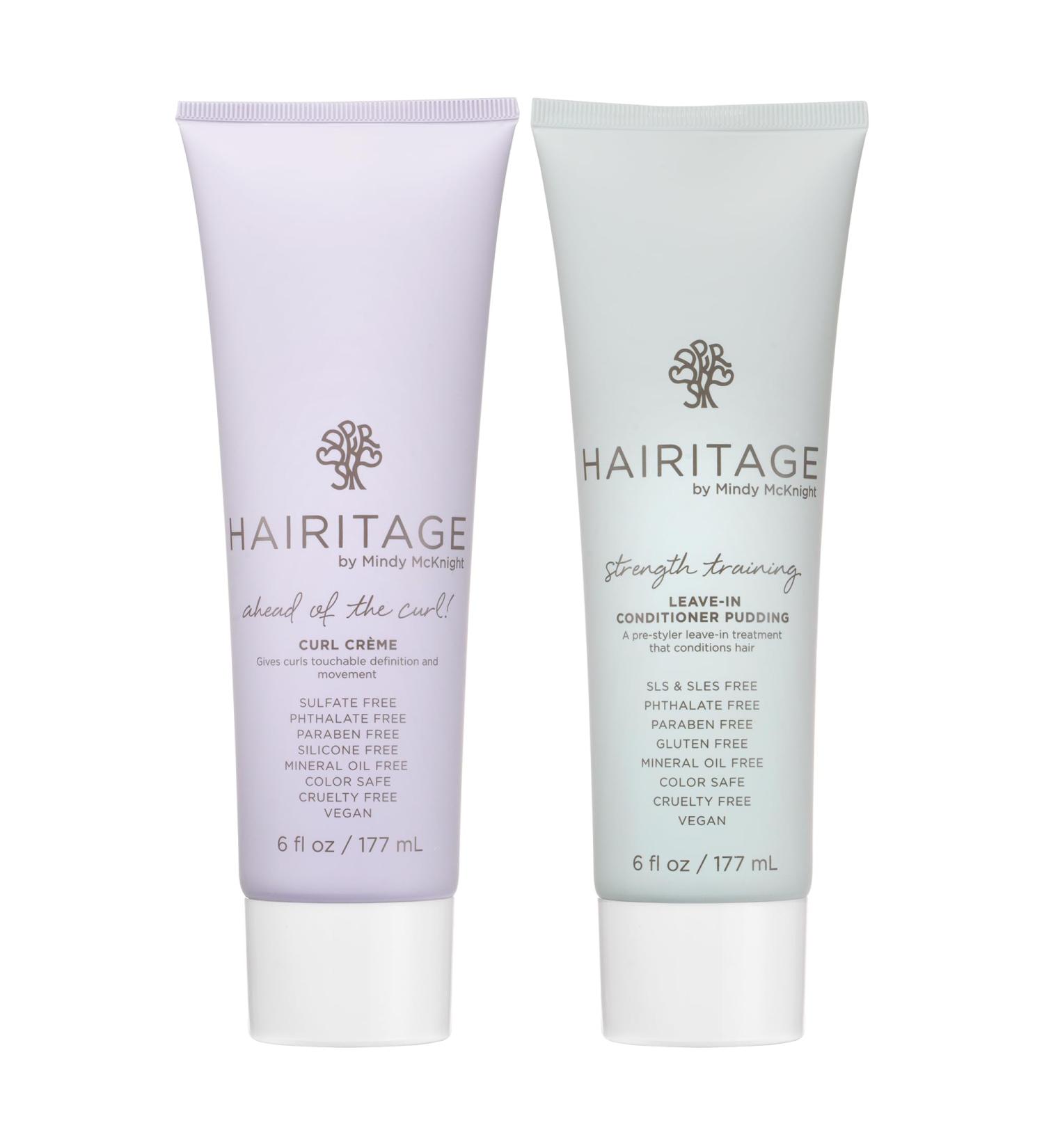 Hairitage Ahead of the Curl! Hydrating Curl Cream - Frizz Control Leave-In Conditioner Pudding - 12oz for Strong Defined Curls | International Shipping Available - Buy Online on GoSupps.com