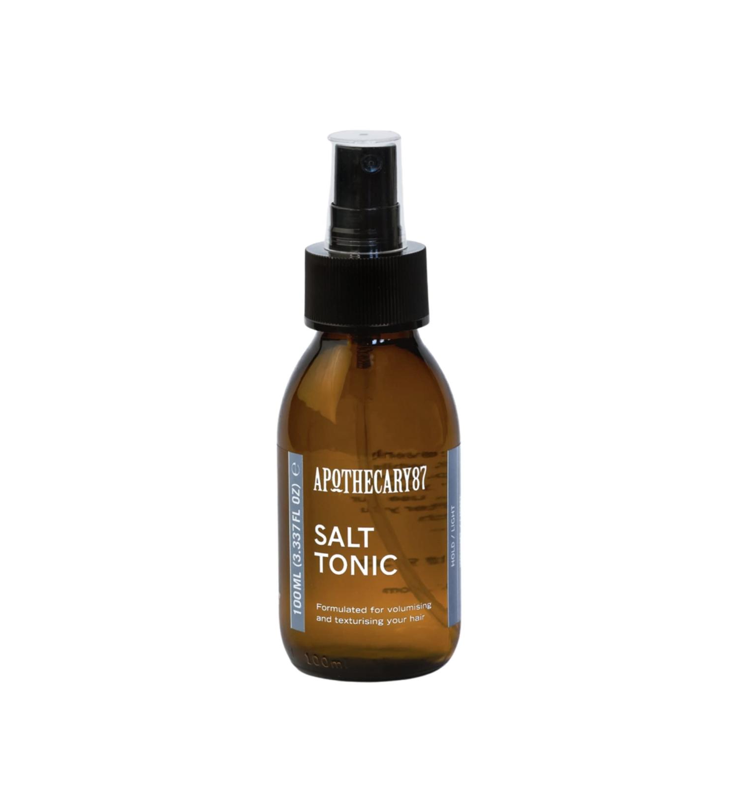 Apothecary 87 Salt Tonic | Premium Formulation | Matte Finish Light Hold Light Weight | All Hair Types | Texturising Sea Salt Spray for Volume and Texture | 100ml - Buy Online on GoSupps.com