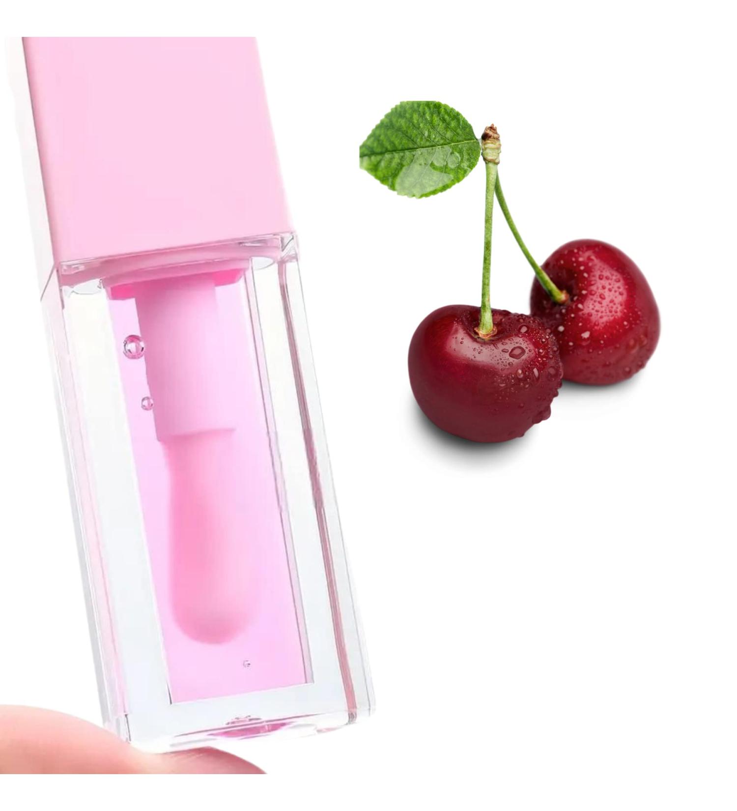 GLOW SPARK Hydrating Lip Tint Oil - Natural Cherry Glow Lip Plumper & Essential Oils for Soft Beautiful Lips - Buy Online on GoSupps.com