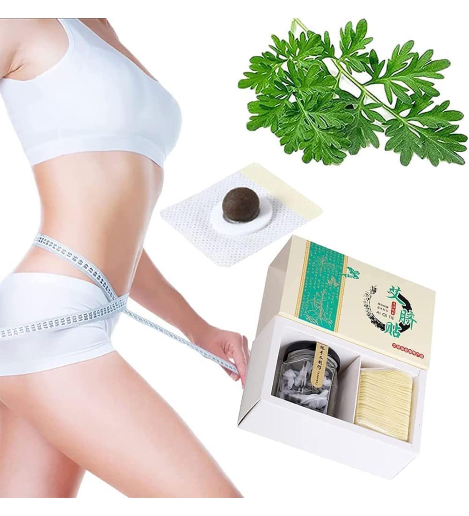 Moxibustion Belly Button Patch | Natural Herbal Abdomen Waist Path (30Pcs/Box) - Buy Online on GoSupps.com