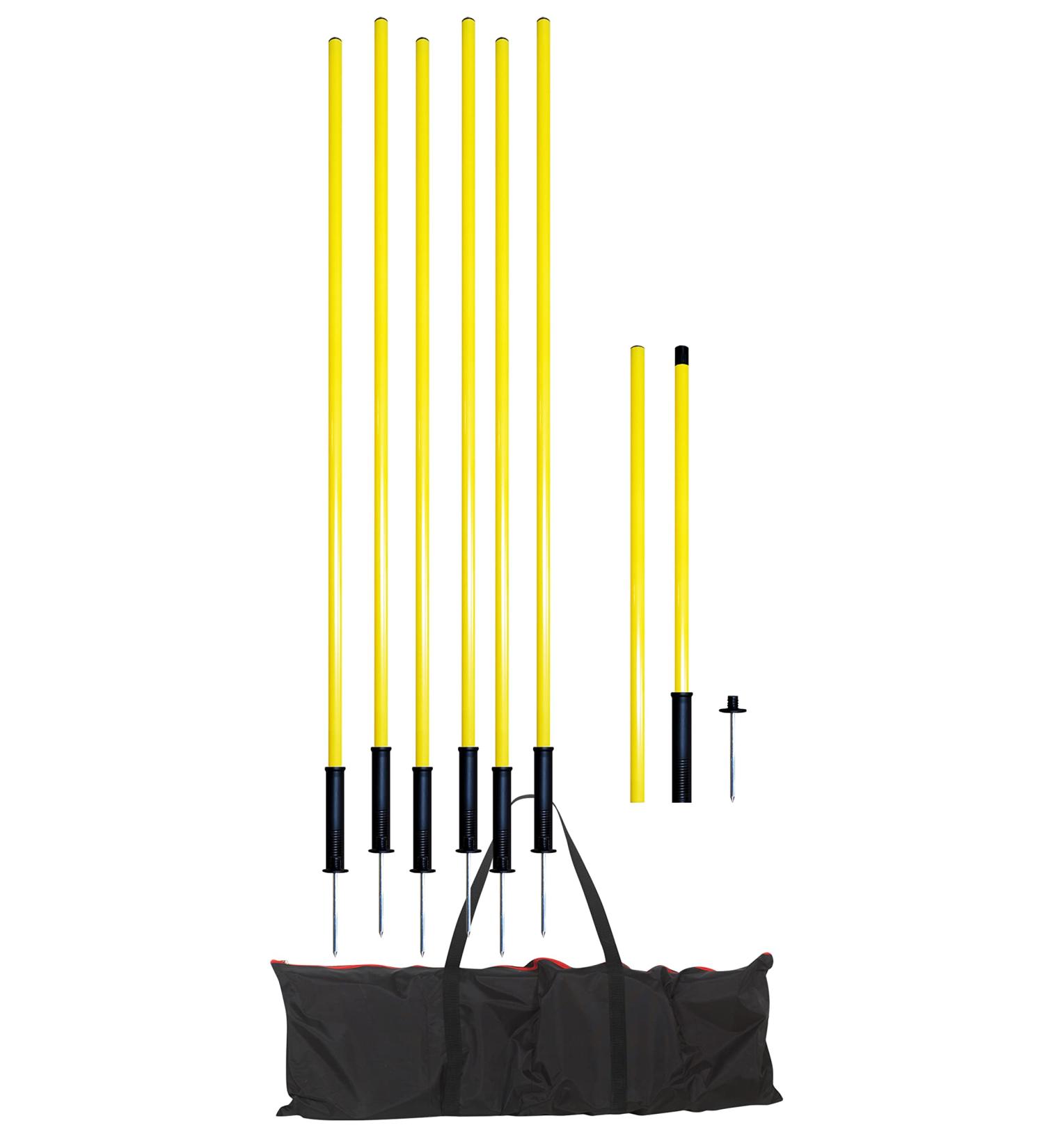 American Challenge Portable Coaching Poles - Spring Base | Buy Now - Buy Online on GoSupps.com