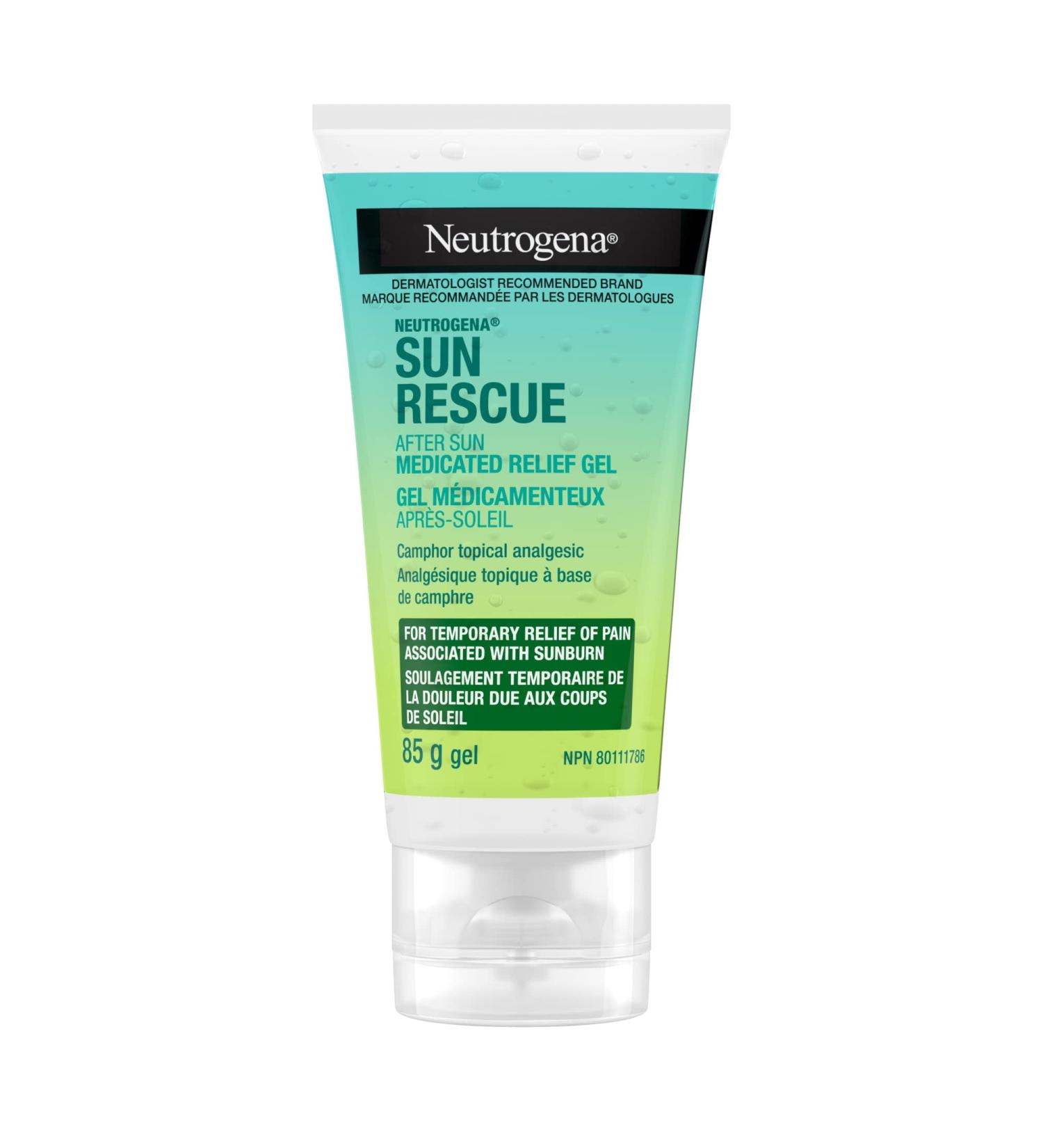 Neutrogena Sun Rescue After Sun Medicated Relief Gel - Camphor External Analgesic - Sunburn Relief Gel - 85 grams White - Buy Online on GoSupps.com