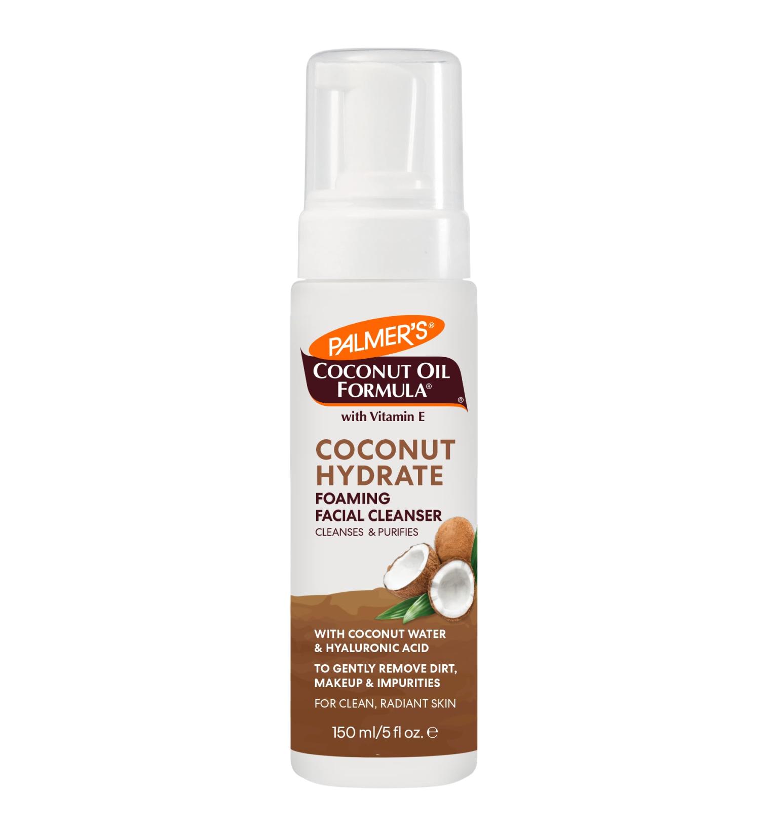 Buy Palmer's Coconut Oil Foaming Facial Cleanser 5 Fl Oz Hydrating Face Wash with Coconut Water Hyaluronic Acid & Vitamin E for Gentle Cleansing & Moisturizing - International Shipping Available - Buy Online on GoSupps.com