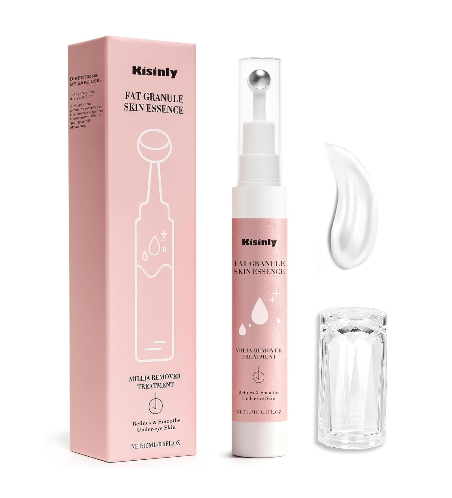 Milia Bump Remover for Eye & Face Milia Spot Remover Treatment Serum with Salicylic Acid Milia Acne Cream Fat Granule Clearing Skin Essence - Buy Online on GoSupps.com