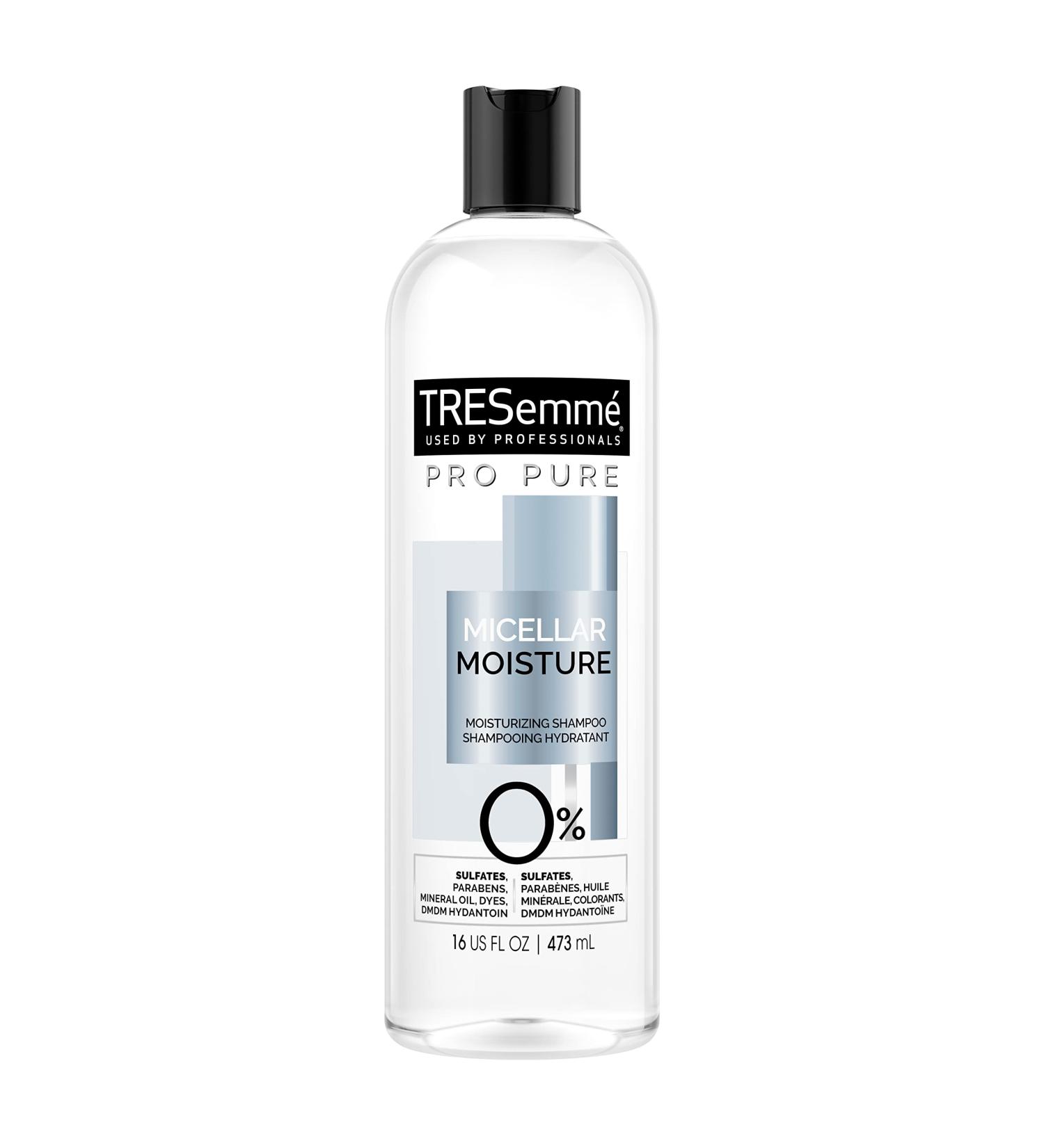 Tresemme Pro Pure Micellar Moisture Shampoo 16 fl oz - Hydrating & Sulfate-Free Cleanser - Buy Online on GoSupps.com