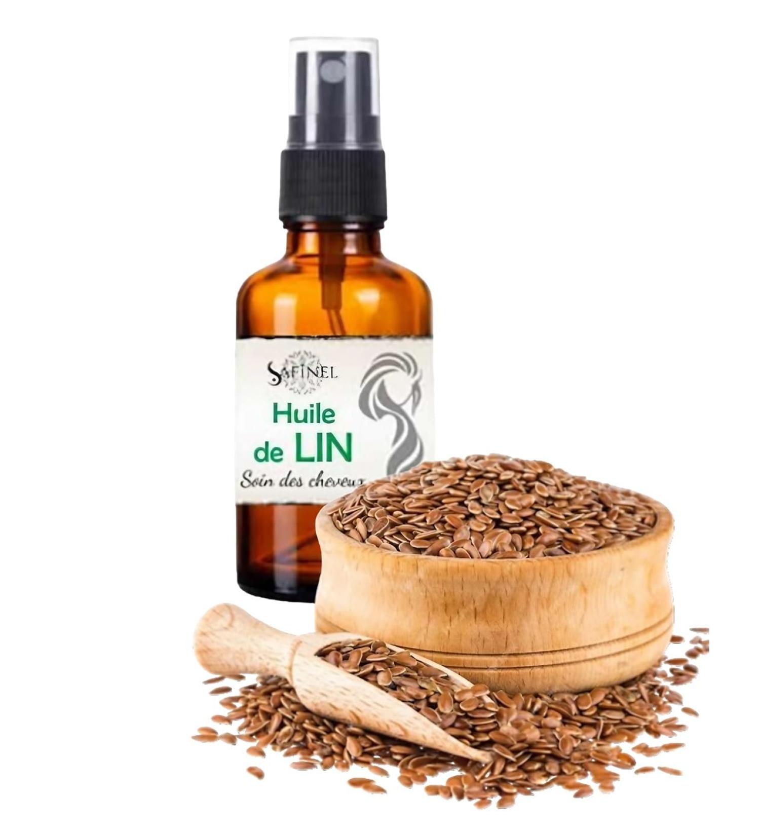 Cosmetic Linseed Oil For Hair - nourishing and moisturizing oil for healthy and shiny hair - Buy Online on GoSupps.com
