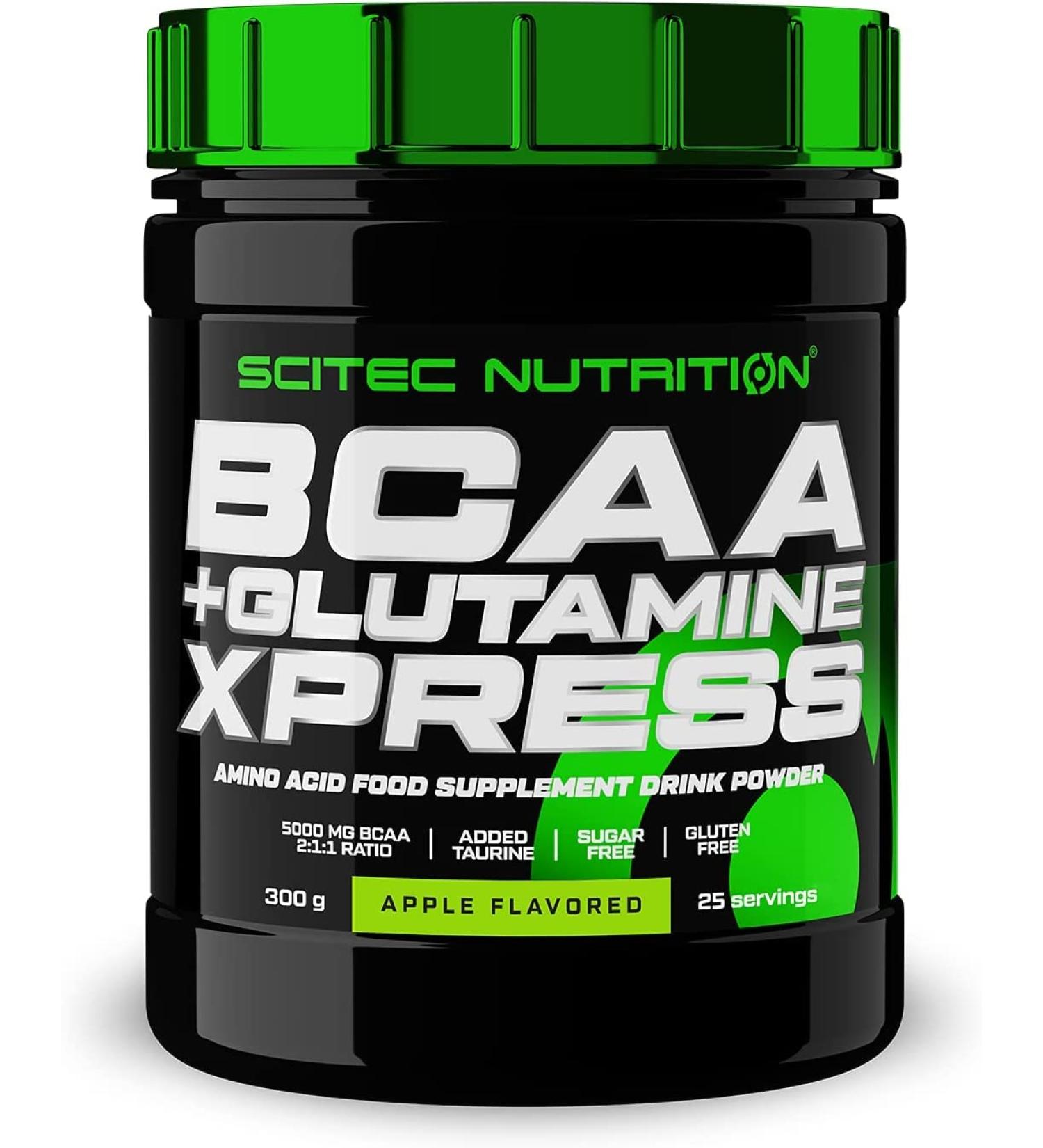  Scitec Nutrition Scitec Nutrition BCAA + Glutamine Xpress Flavored Drink Powder with Amino Acids with Glutamine and Taurine Sugar & Gluten - Buy Online on GoSupps.com