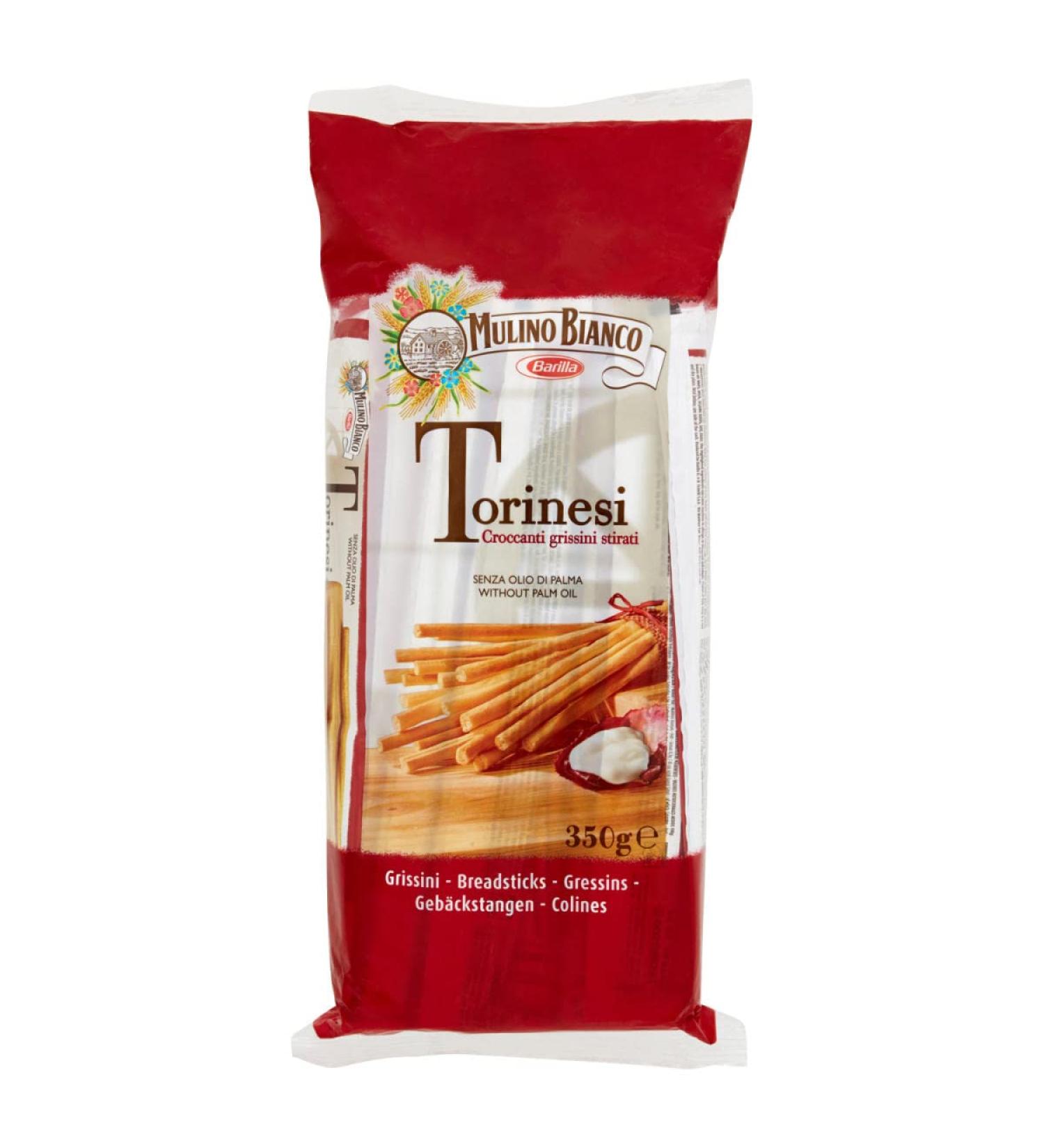 6 x Mulino Bianco Grissini Torinesi Croccanti Ristorante Italian breadsticks 350 g