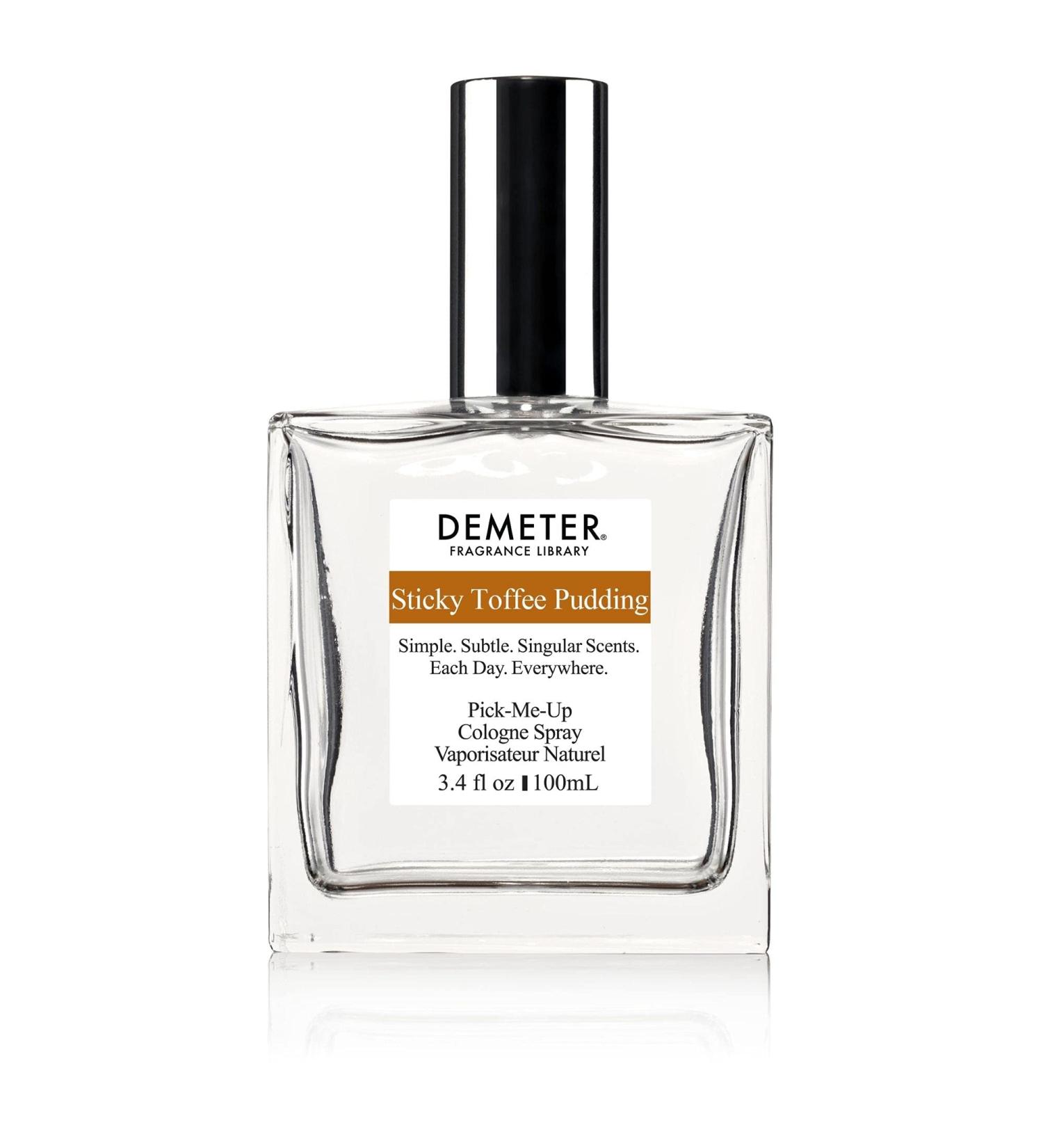 DEMETER Sticky Toffee Pudding 3.4 oz. Cologne Spray Perfume for Women and Men Sticky Toffee Pudding 3.4 Fl Oz (Pack of 1)