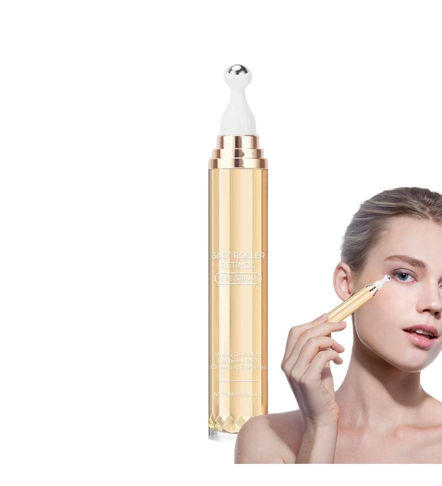  Huxibai Moisturizing Eye Contour Cream Moisturizing Eye Contour Roll-On for Women | Face and Body Skincare Products for Daily and On-the-Go Use - Buy Online on GoSupps.com