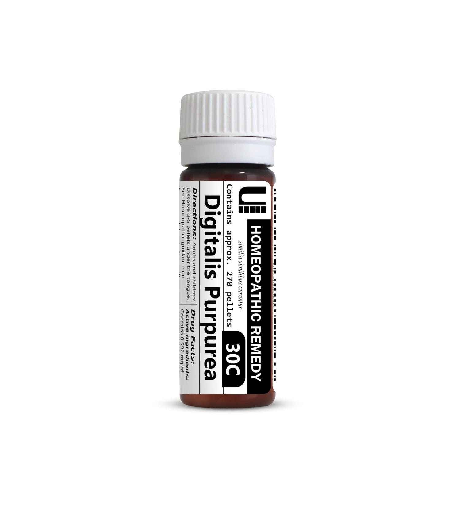 Buy Digitalis Purpurea 30C Homeopathic Remedy - 270 Pellets | International Shipping Available - Buy Online on GoSupps.com