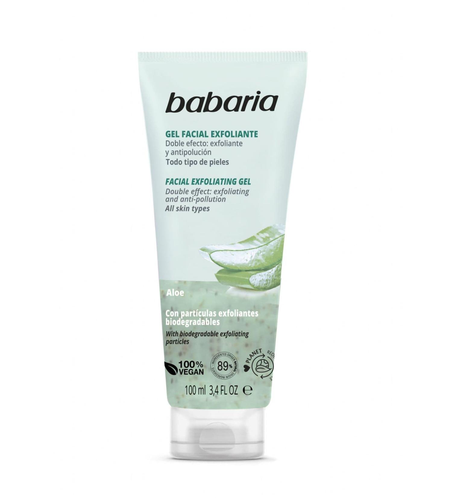 Babaria Aloe Facial Exfoliating Gel 100ml - Buy Online on GoSupps.com