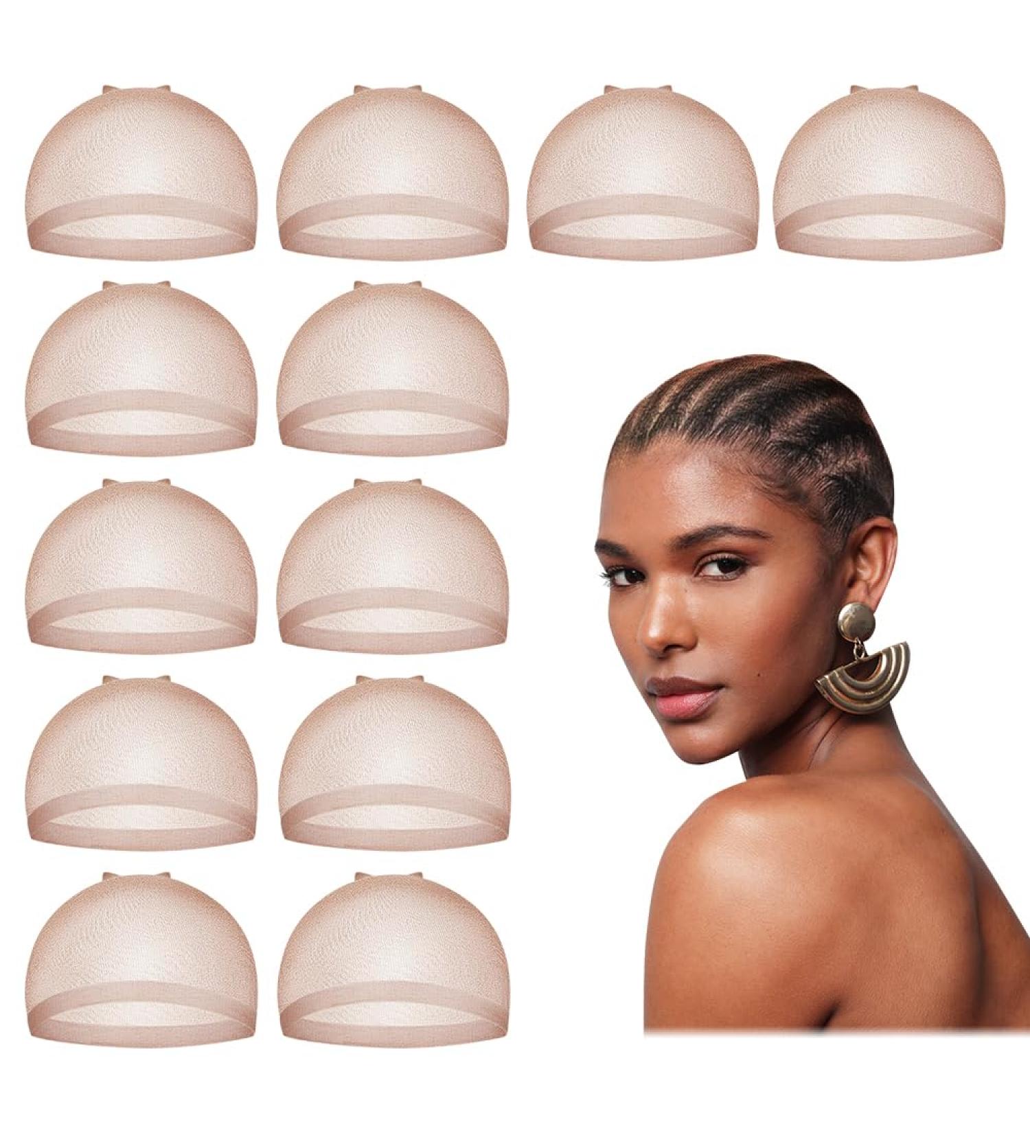 Dreamlover HD Wigs Network - Transparent Wig Caps for Women Dark Brown 12 Pack | Premium Quality Reverse Network - Buy Online on GoSupps.com