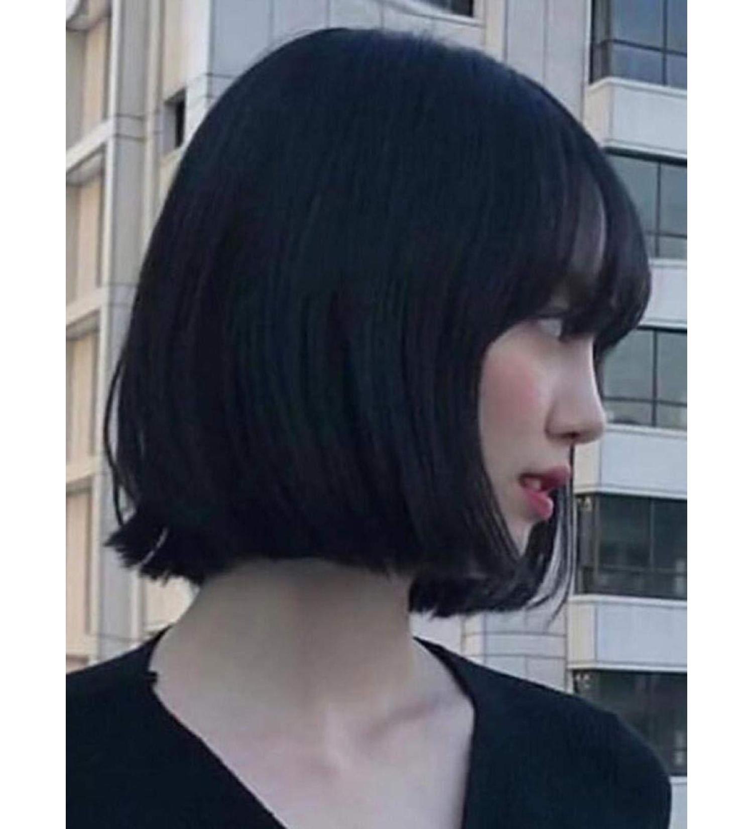 Buy Natural Green Short Hair Wig for Women | Trendy Bobo Headgear | Fashionable Ash Net Red Style - Buy Online on GoSupps.com