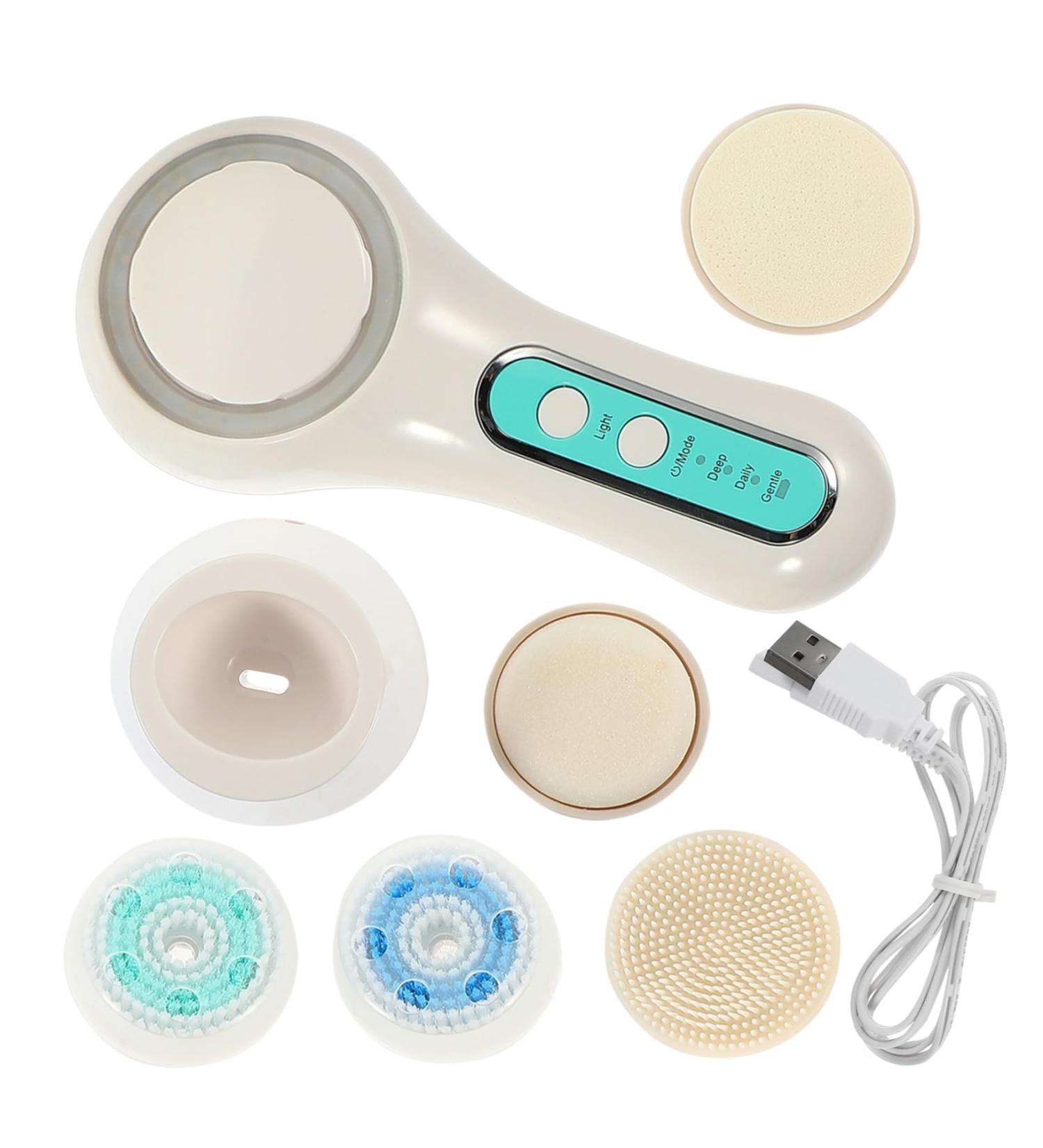 Beatifufu 1 Set Facial Cleansing Brush Rotating Cleaning Brush Keychain Comb Clean Face Wash Electric Cleaner Brush Home Facial Cleaner Pore Cleaner Facial Abs Skin - Buy Online on GoSupps.com