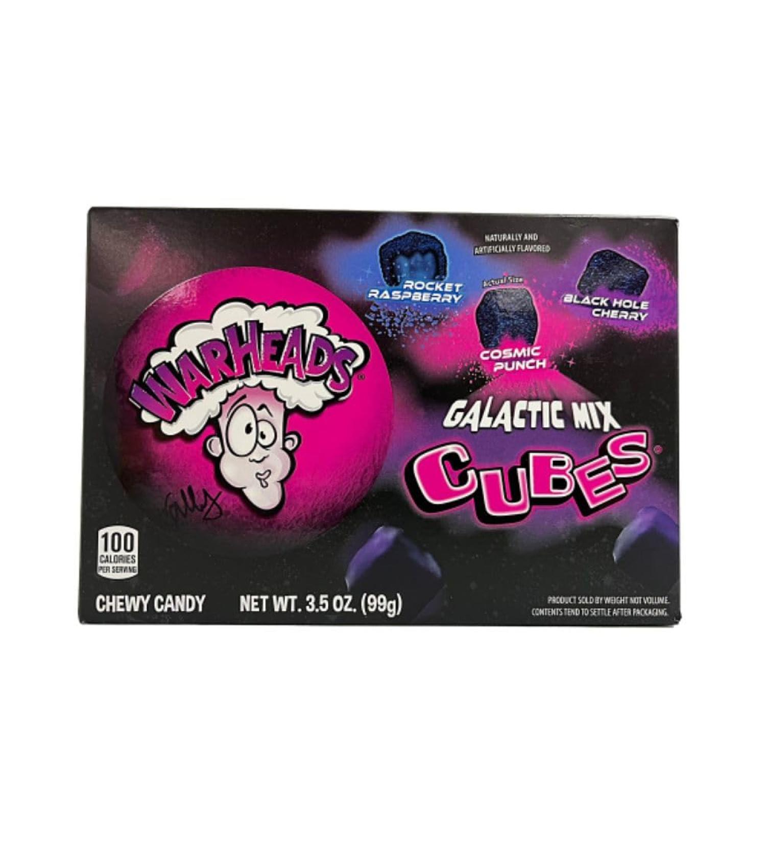 Generisch Warheads Galactic Mix Fruit Cubes Berry Mix 99g