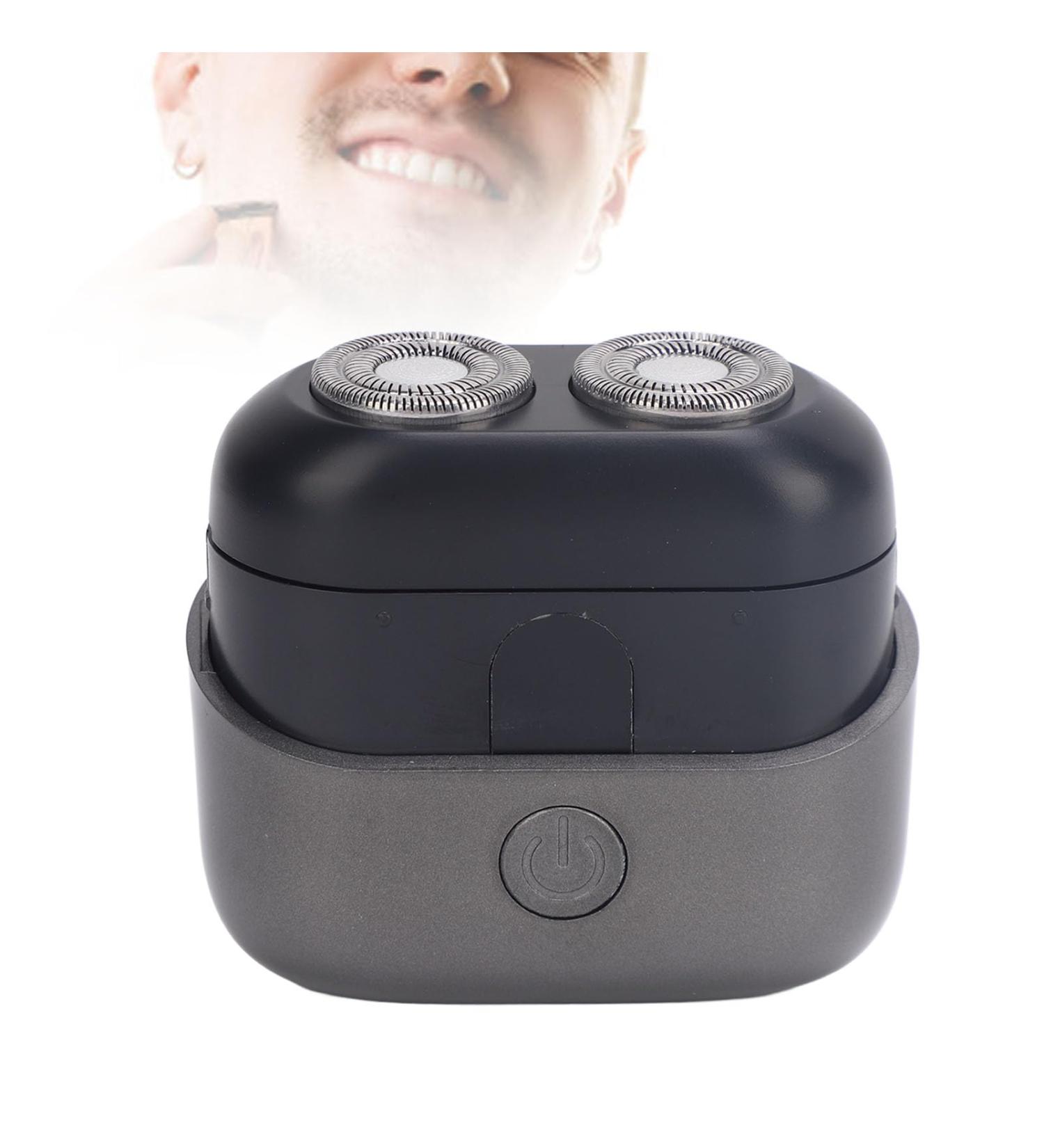 Mini Electric Shaver & Beard Trimmer - USB Rechargeable Washable Pocket Size LED Screen for Men | Travel-Friendly Hair Grooming Tool - Buy Online on GoSupps.com