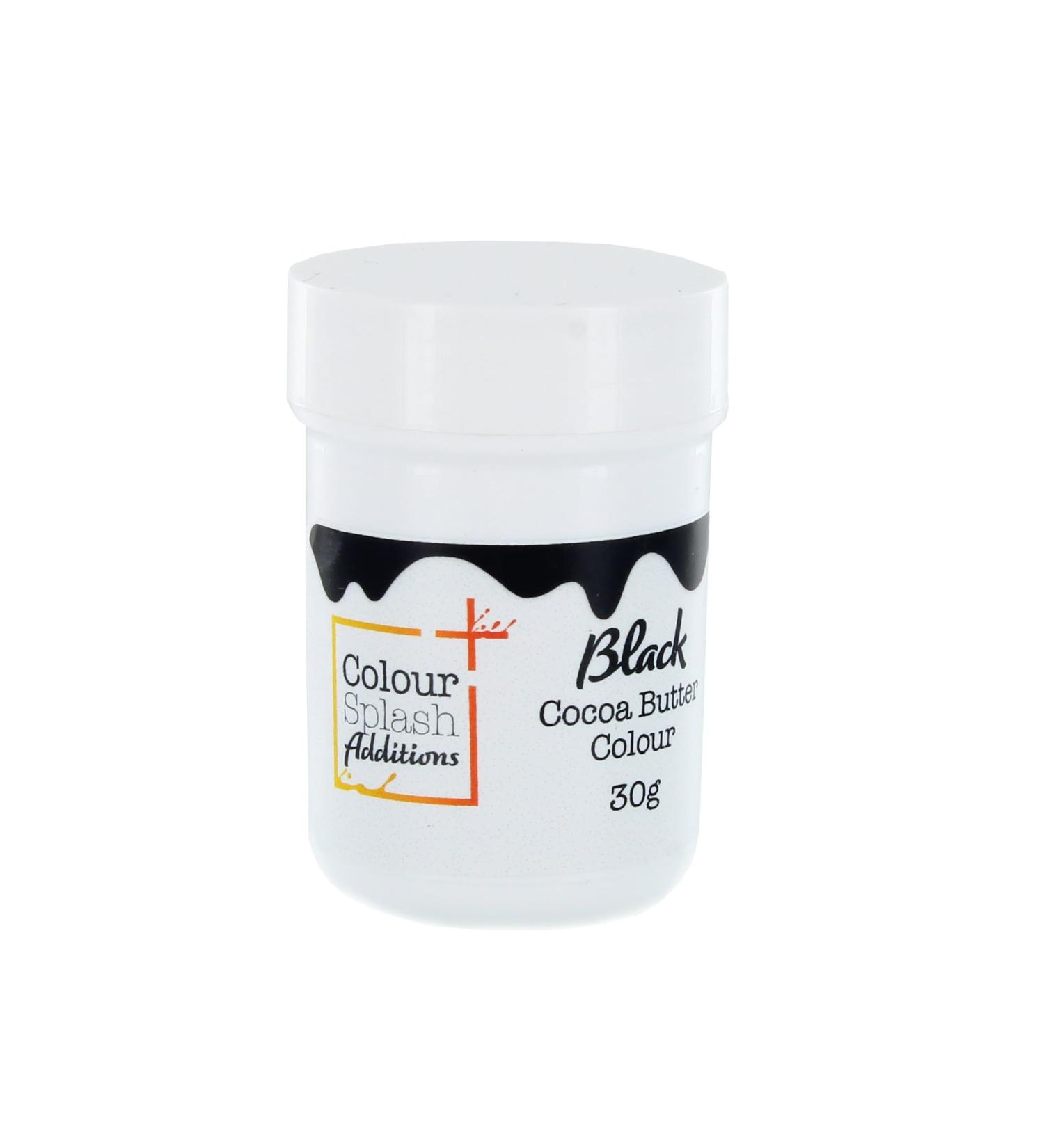Colour Splash Additions Chocolate Colour | Black Cocoa Butter For Cake Decorations Truffles Chocolates | Chocolate Paint - 30g - Buy Online on GoSupps.com