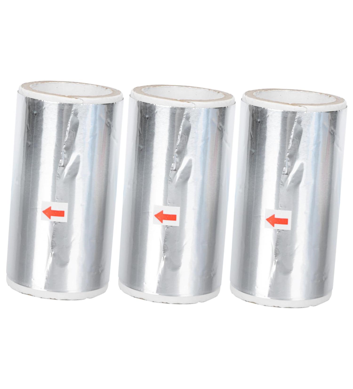 MERRYHAPY 3rolls Nail Foil Silver Foil Flakes Soak off Nail Warp Art Foil Gold Flakes Craft Nail Polish Removal Wraps Nail Tools Nail Remover Tinfoil Nail Soak off Wraps Tin Foil - Buy Online on GoSupps.com