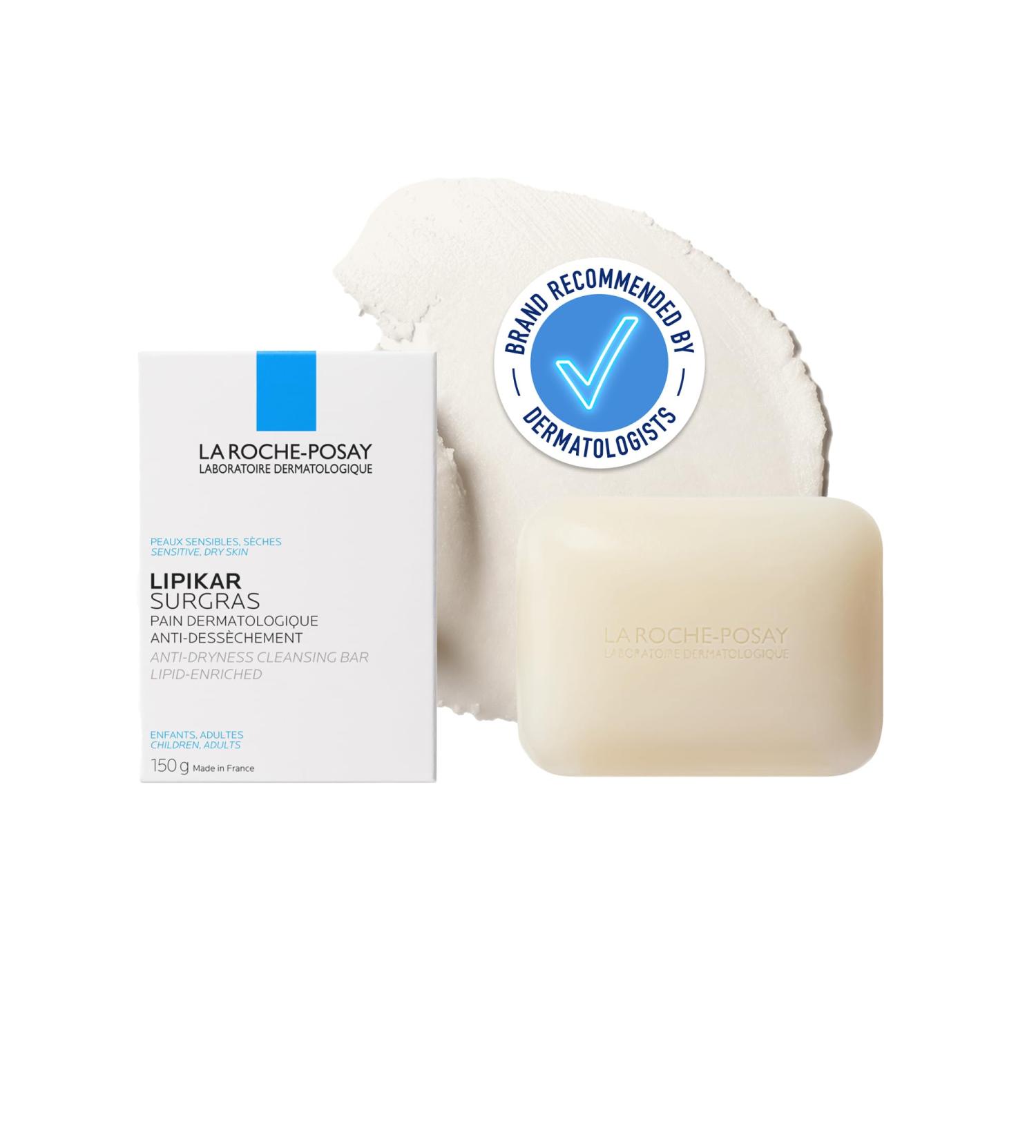 La Roche-Posay Lipikar Surgras Lipid-Enriched Cleansing Bar 150G