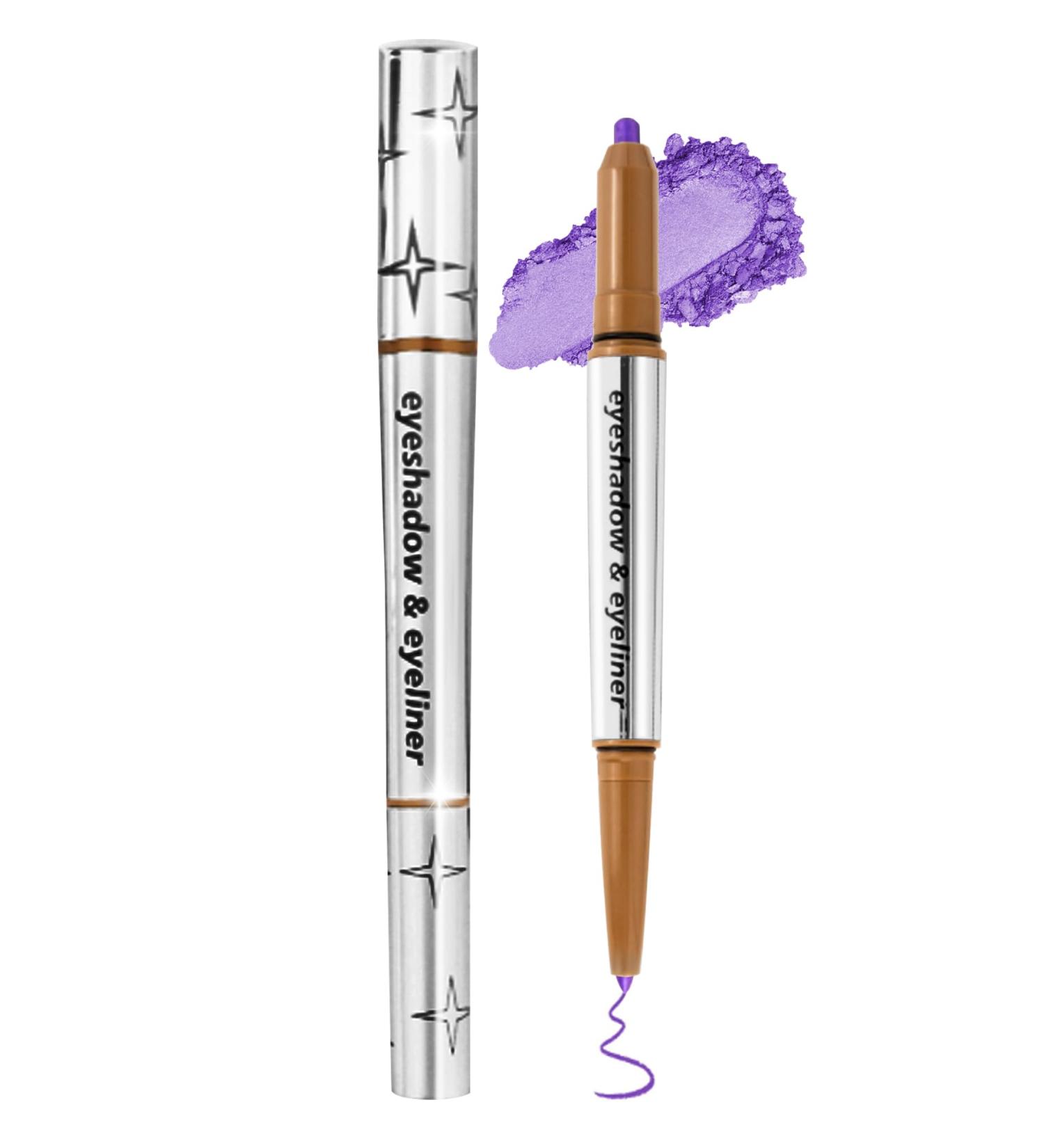 Purple Shimmer Eyeshadow Stick - Long Lasting Waterproof 2-in-1 Pencil & Eyeliner Hypoallergenic Cream for Stunning Eye Makeup - International Shipping Available - Buy Online on GoSupps.com