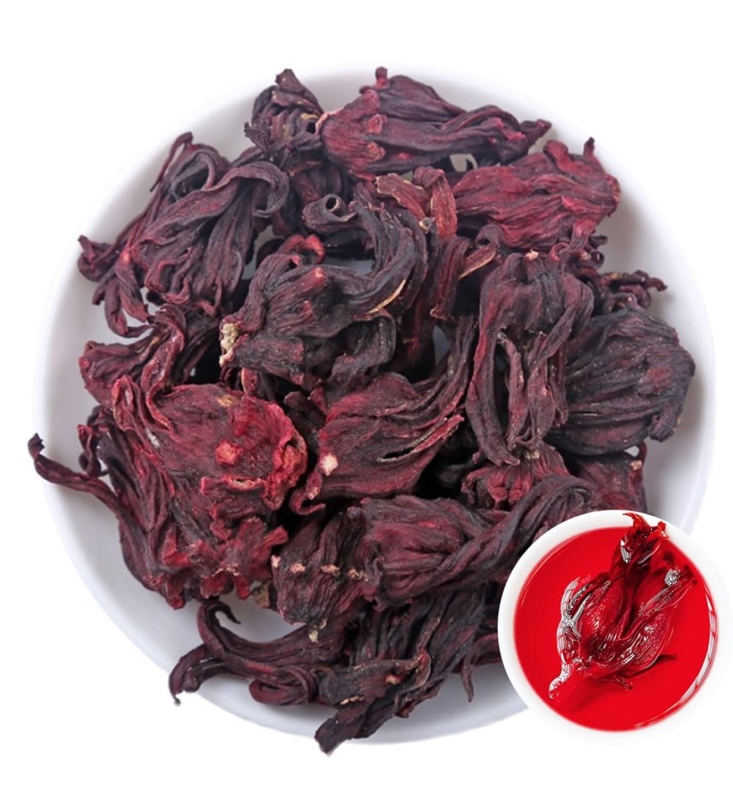 100% Roselle Hibiscus 50g/1.76oz feuilles fra ches sans OGM fleurs s ch es naturelles herbes savonneuses sirops boissons boulangerie beaut DIY sachets et pices fra ches - Buy Online on GoSupps.com