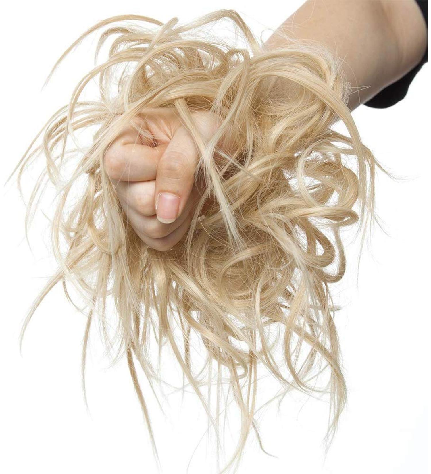 SEGO 45g Hair Extensions - Dark Blonde to Blonde | Perfect for Updos Bridal Hairstyles & Messy Dutt Styles - Buy Online on GoSupps.com