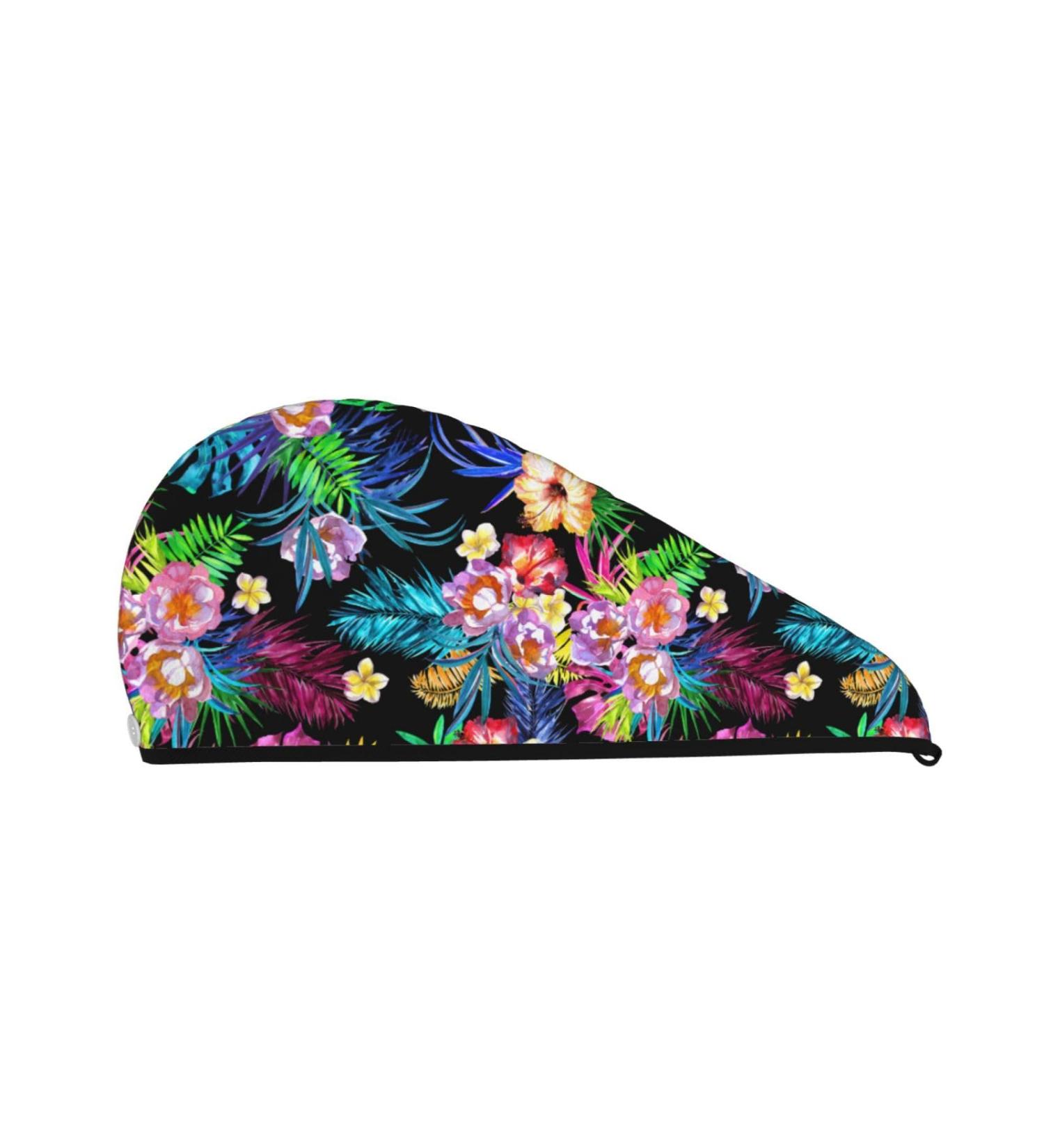 Colorful Microfiber Hair Towel Wrap - Soft Super Absorbent Coral Velvet Quick Dry Cap for Long Curly & Thick Hair - Perfect for Women - Buy Online on GoSupps.com