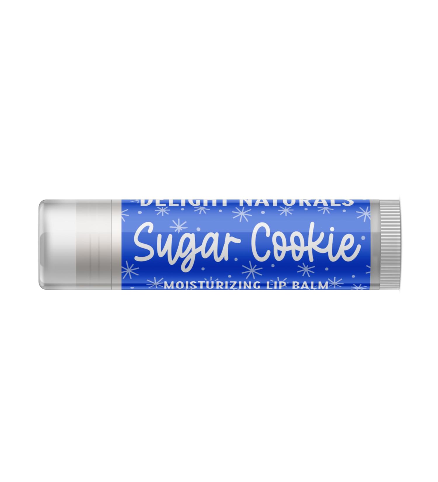Delight Naturals Merry Christmas JUMBO Lip Balm - Sugar Cookie - Buy Online on GoSupps.com