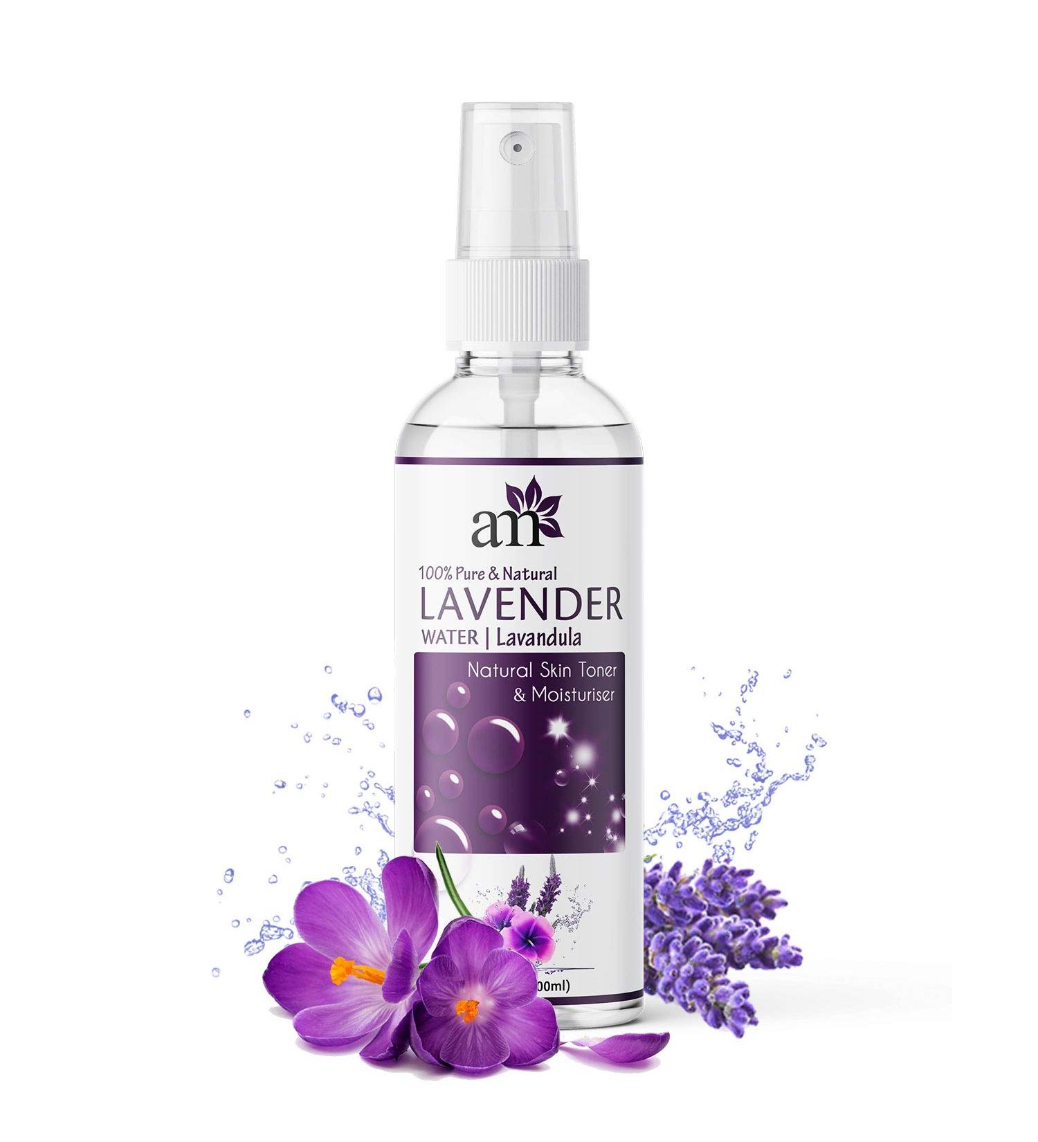 Buy 100% Pure French Lavender Water Toner for Skin Hair & Face - Natural Hydrating Toner 100ml (3.38 OZ) - International Shipping Available - Buy Online on GoSupps.com