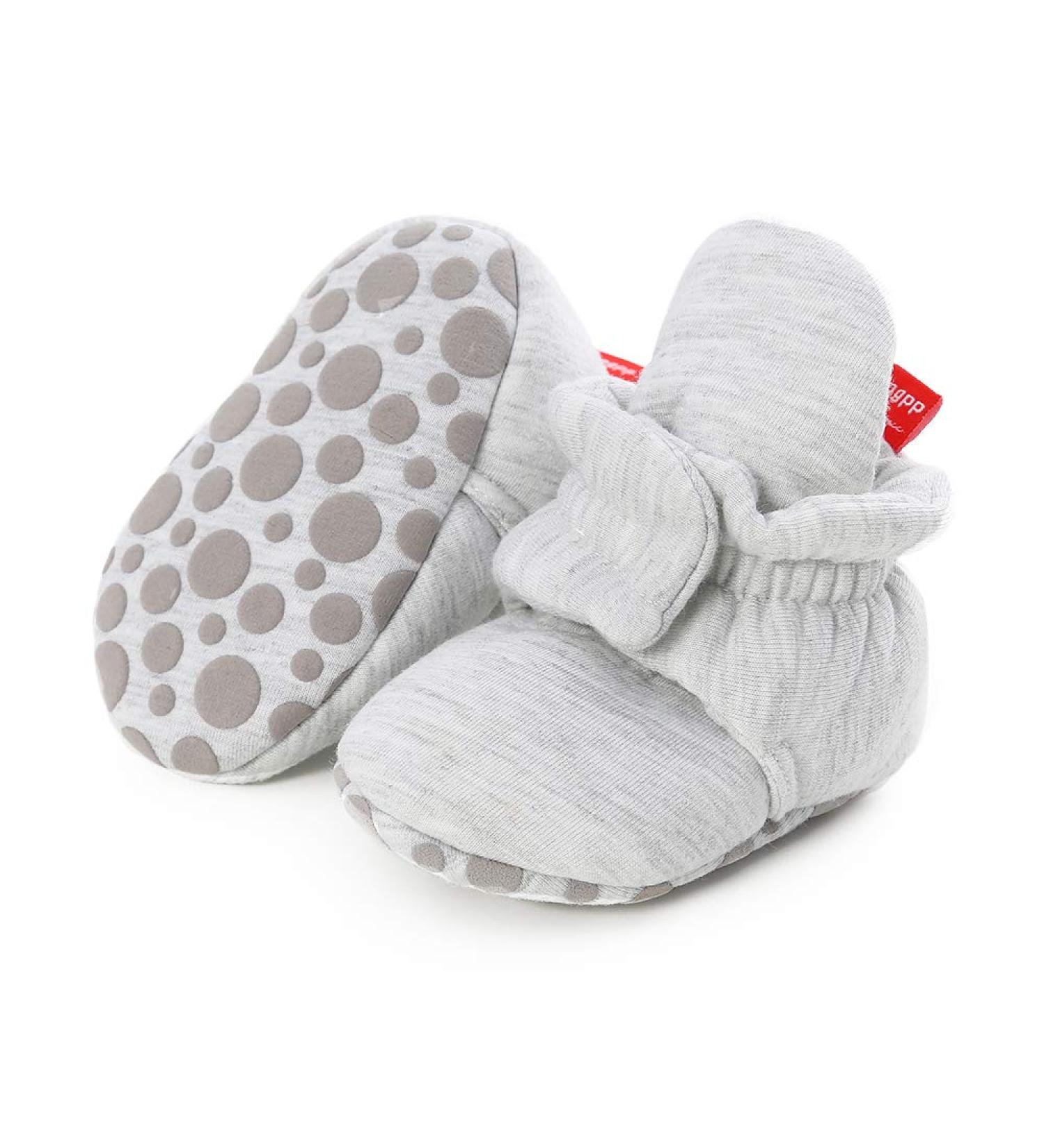 EDOTON Unisex Newborn Winter Boots - Warm & Non-Slip Booties for 0-6 Months - Light Gray - Buy Online on GoSupps.com