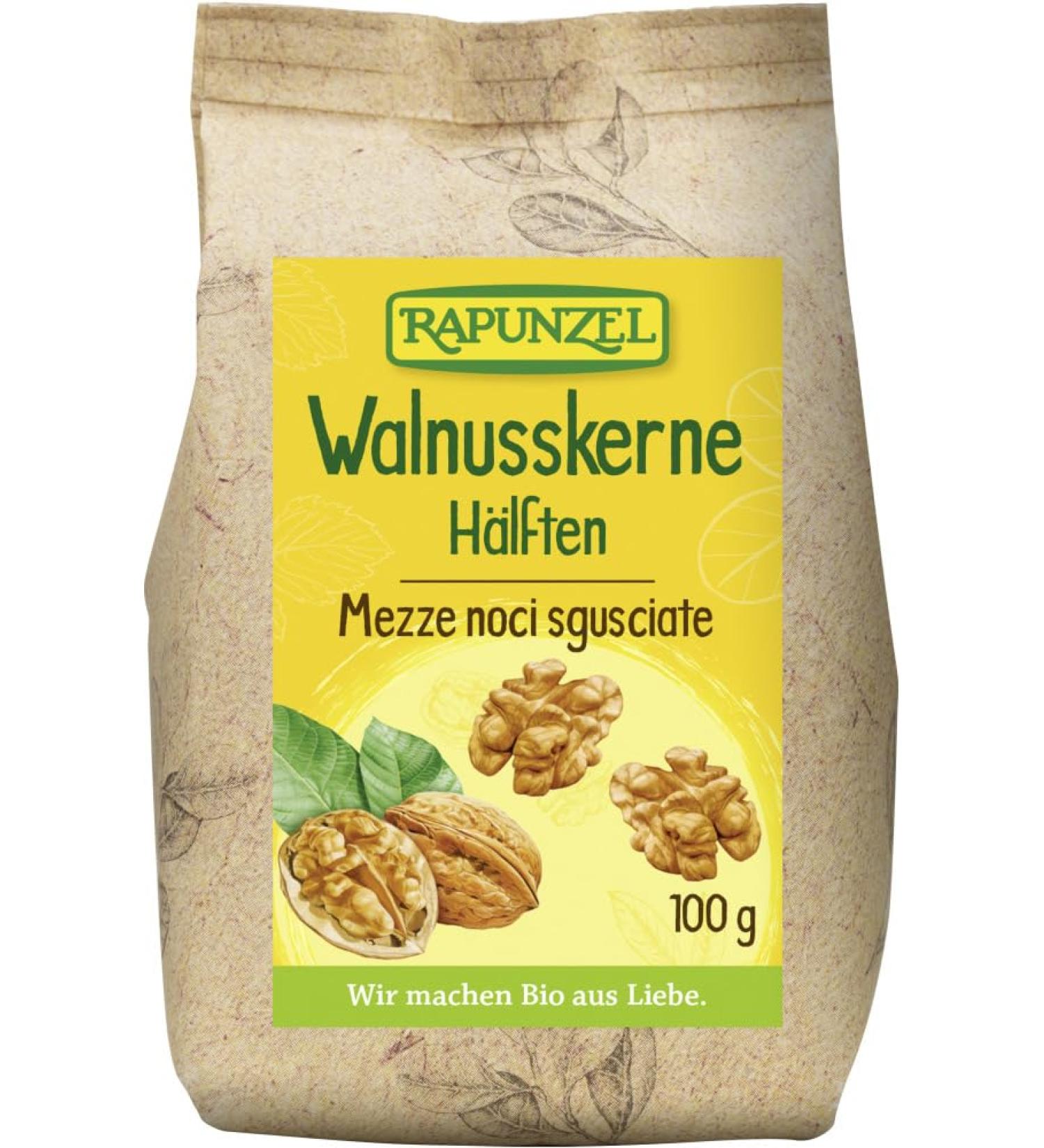 Rapunzel Rapunzel Organic walnut halves (6 x 100 g)