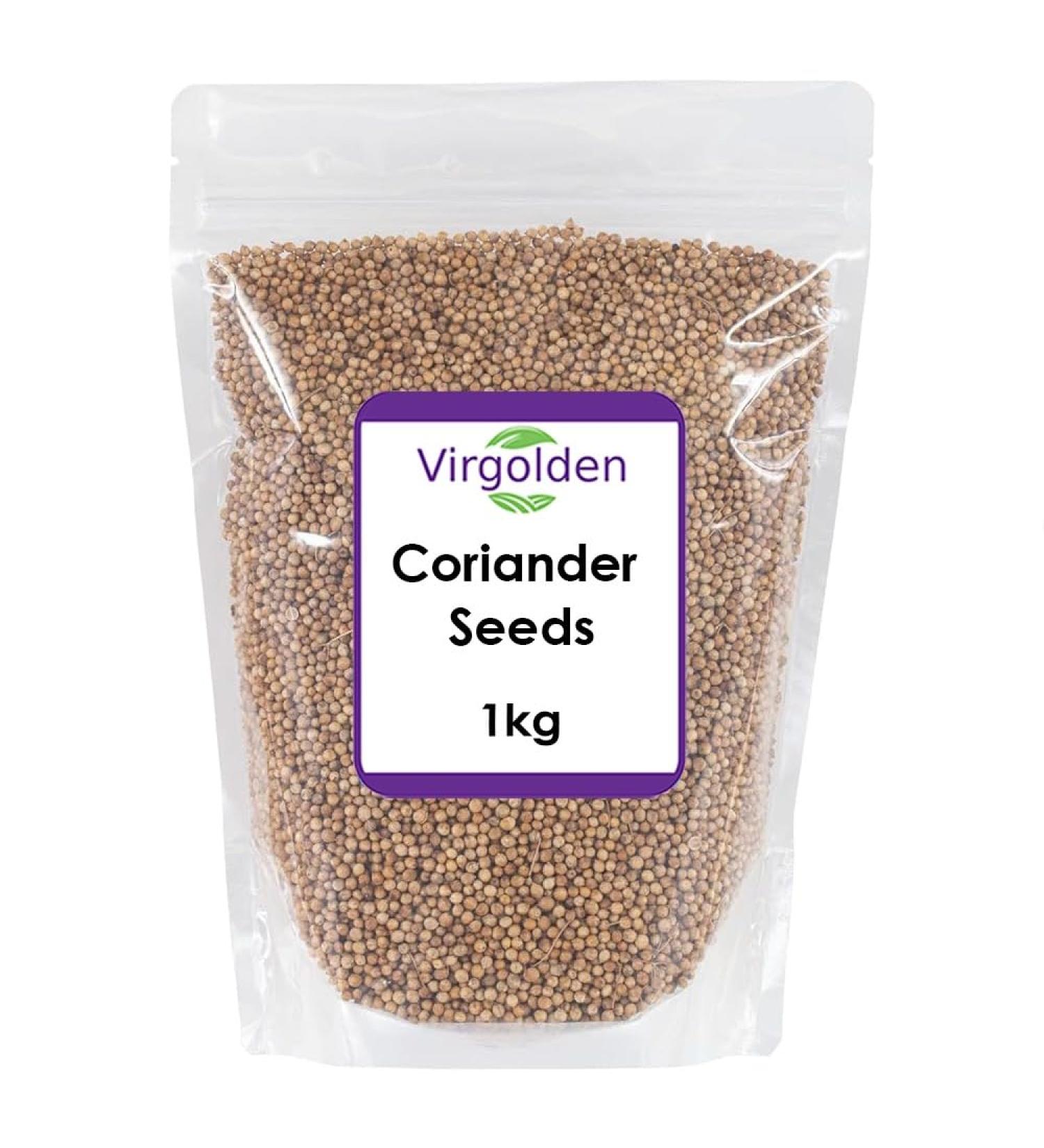 Coriander Seeds 1kg by Virgolden - Buy Online on GoSupps.com