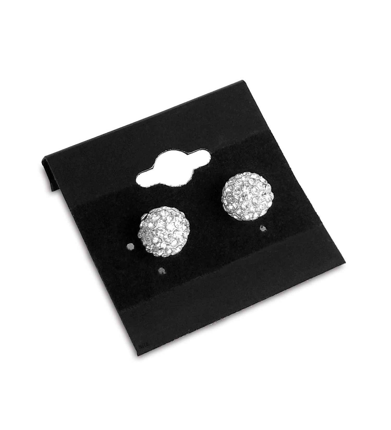 Mooca 1.5 x 1.5 Black Hanging Earring Cards - 100 Pieces - Buy Online on GoSupps.com