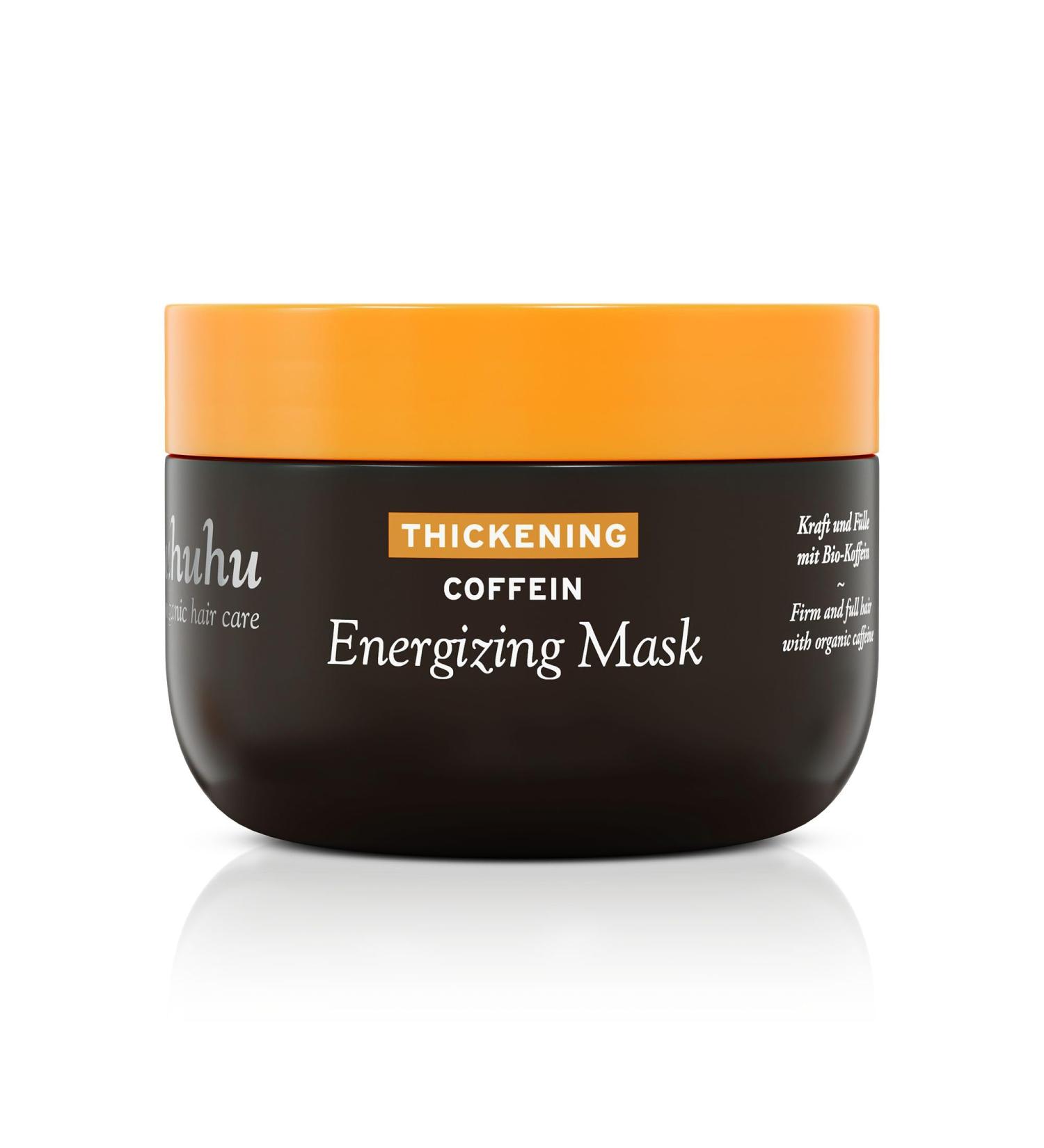 Ahuhu Thickening Caffeine Energy Hair Mask 150ml | Organic Caffeine & Rice Strength for Hair Growth | Vegan Hair Care - Buy Online on GoSupps.com