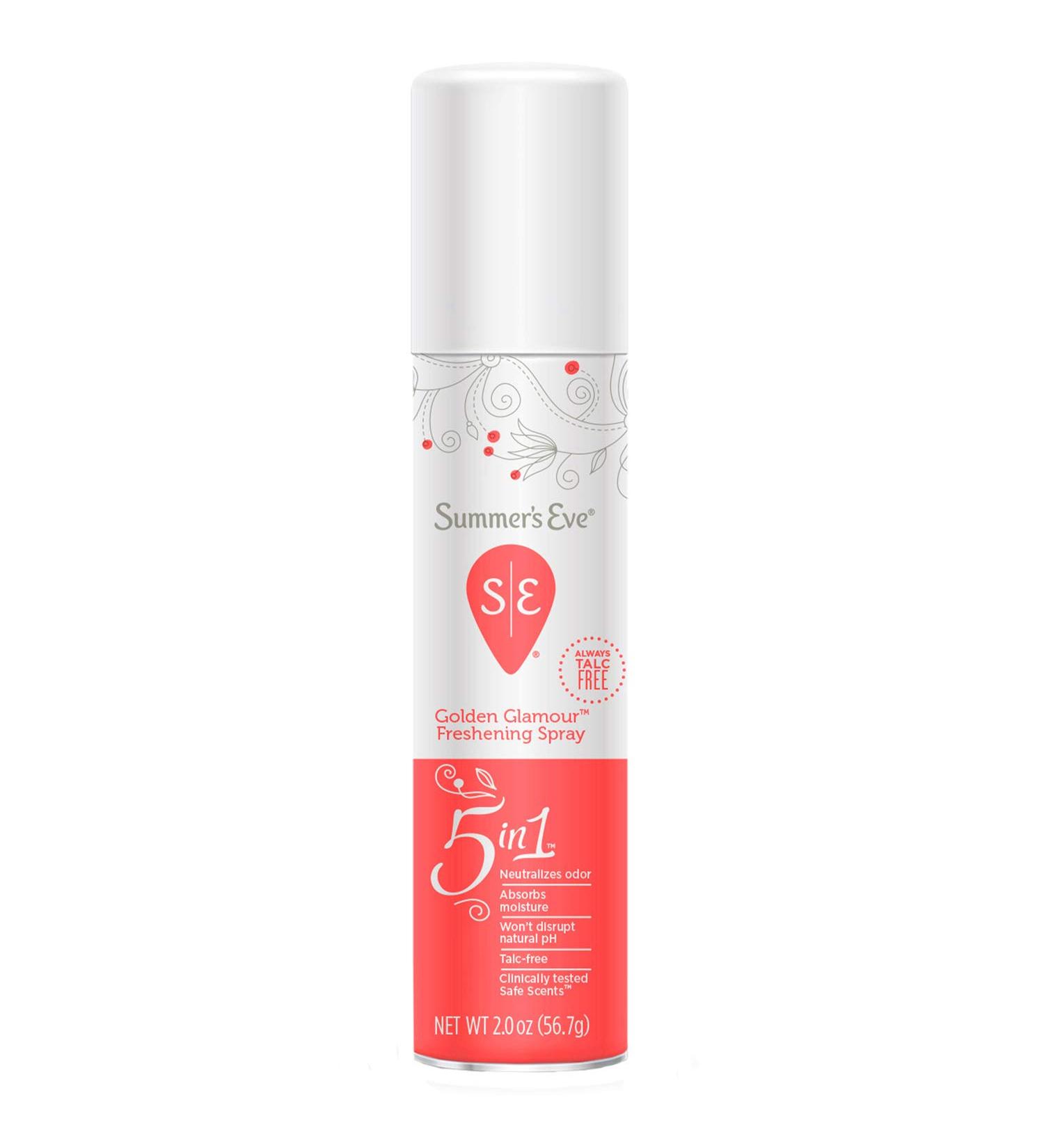Summer's Eve Freshening Spray Golden Glamour 2 oz - Feminine Hygiene Refresh Spray - Buy Online on GoSupps.com