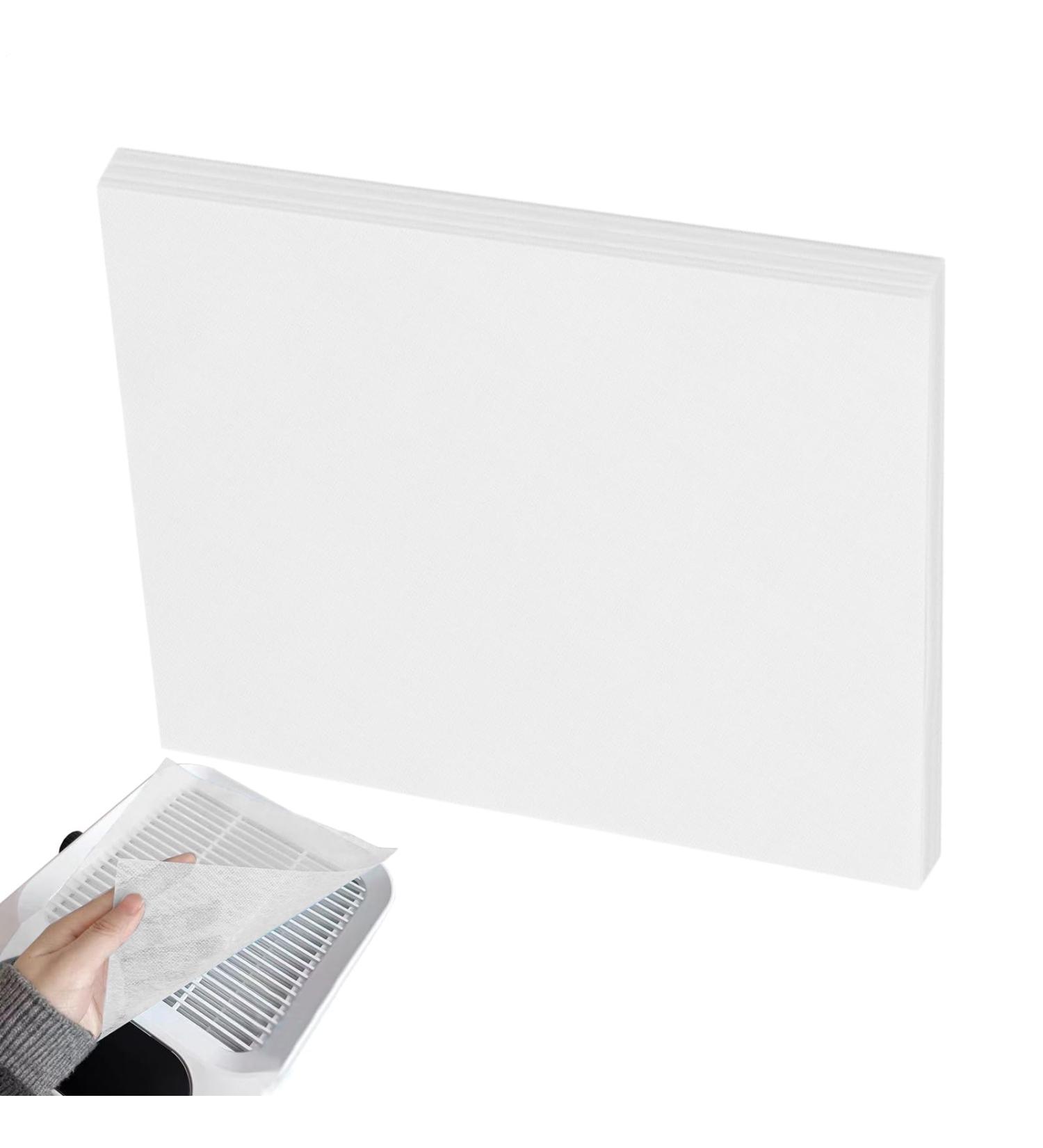 Filtre Collecteur de Poussi re | 100 Pi ces Collecteur De Poussi re Ventil Pour Manucure Papier Pratique D'Entretien Domicile Blanc - Buy Online on GoSupps.com