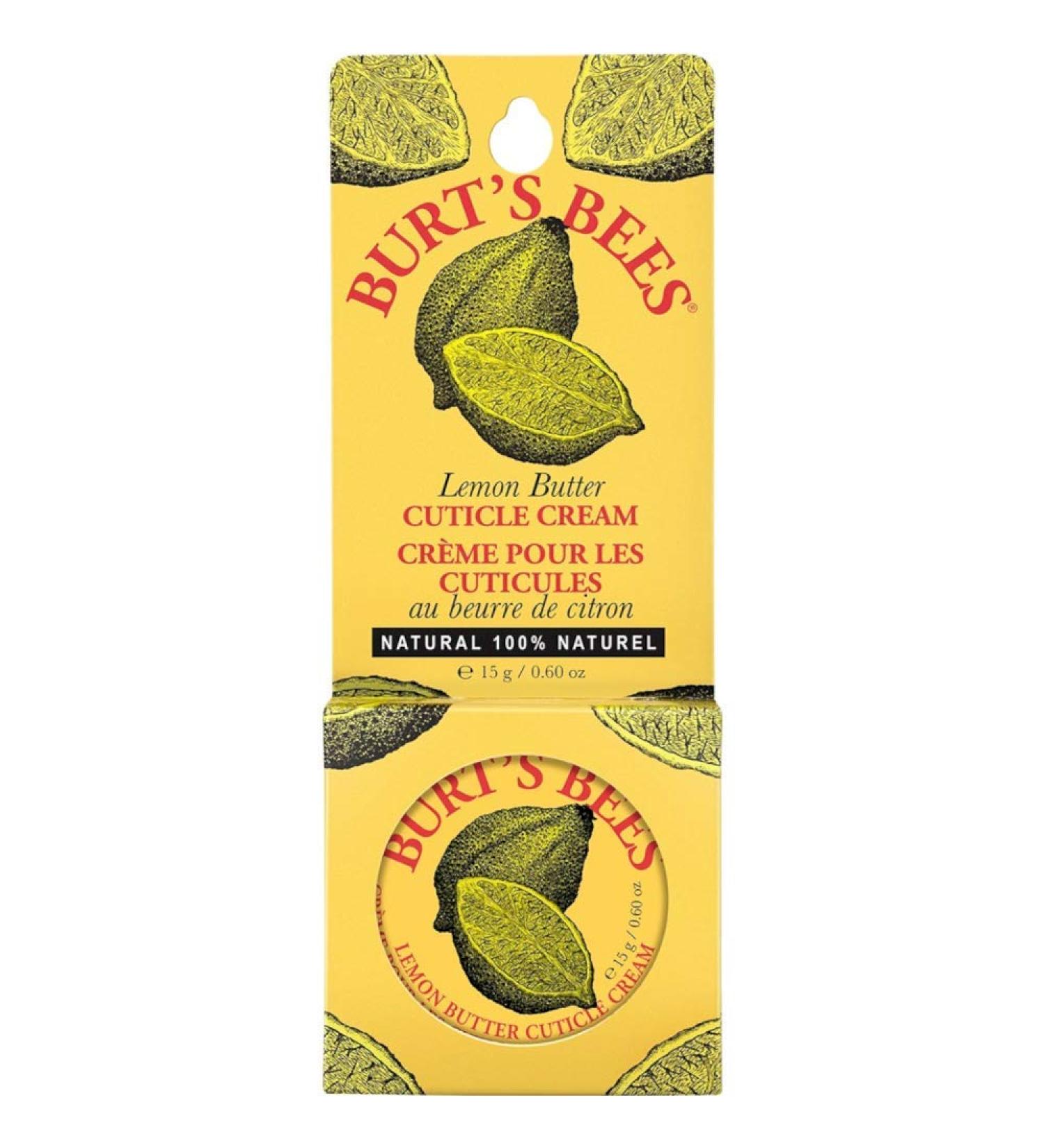Burt's Bees Lemon Butter Cuticle Creme 0.6oz Tin (Pack of 3) - Moisturizing Lemon Cuticle Treatment - Buy Online on GoSupps.com