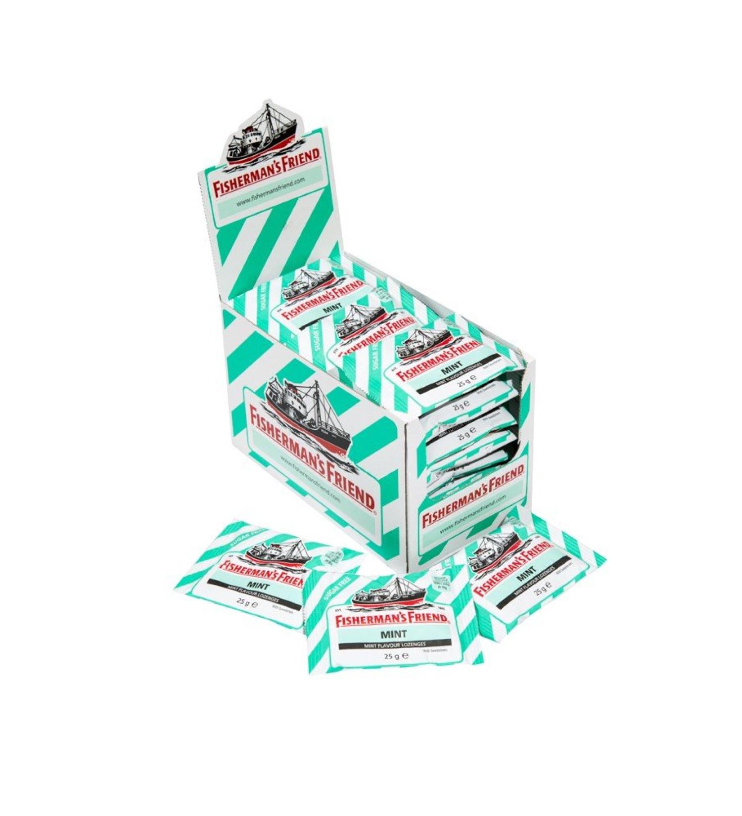 Fisherman's Friend Bo te de 24 Sachets Menthe sans Sucres (600 g) - Buy Online on GoSupps.com