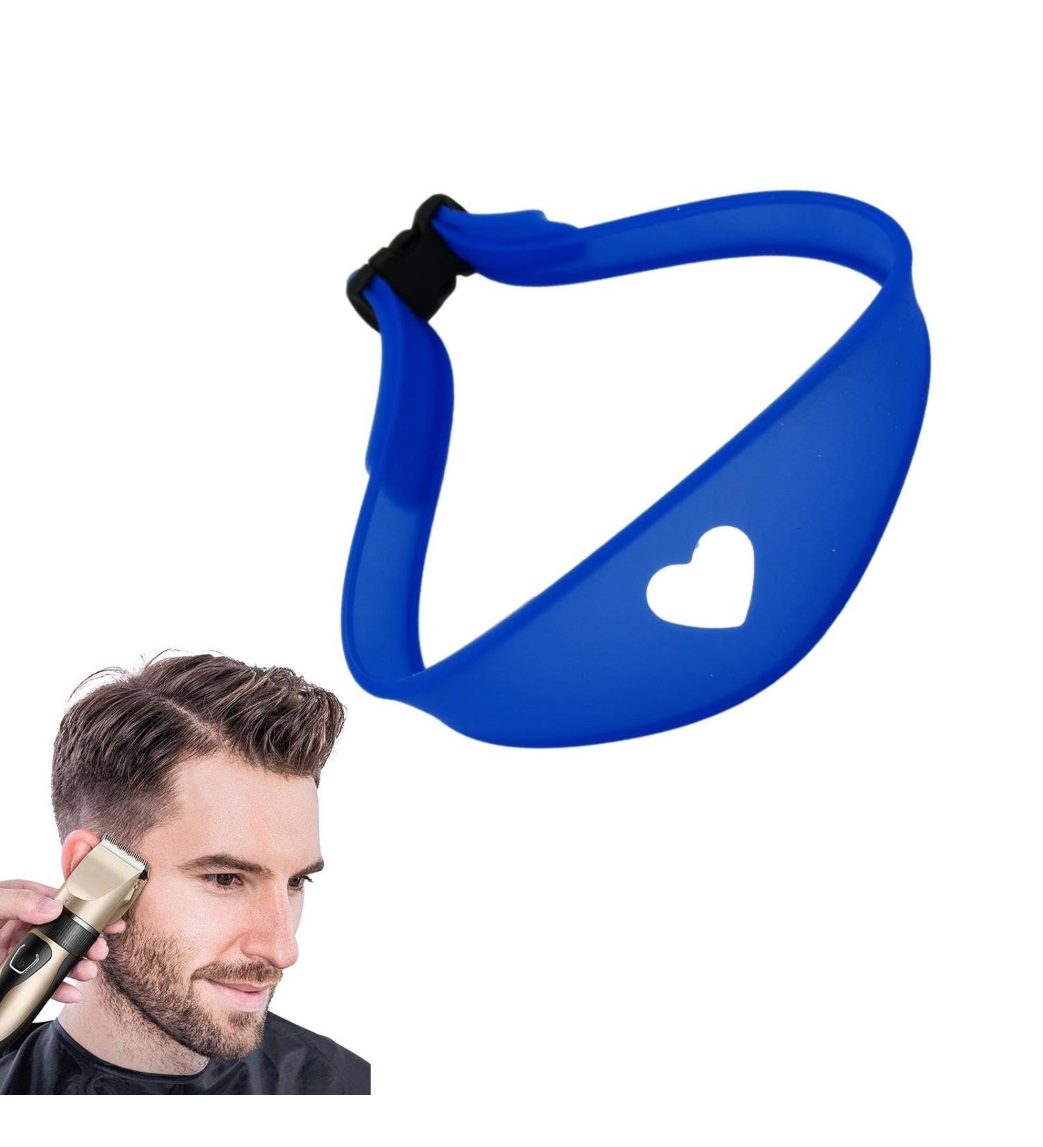 Samuliy Hair Trimming Guide | Hairline Trimming and Shaping Tool Haircut Bands Hairline Shaping Tool for Hair Salons Blue - Buy Online on GoSupps.com